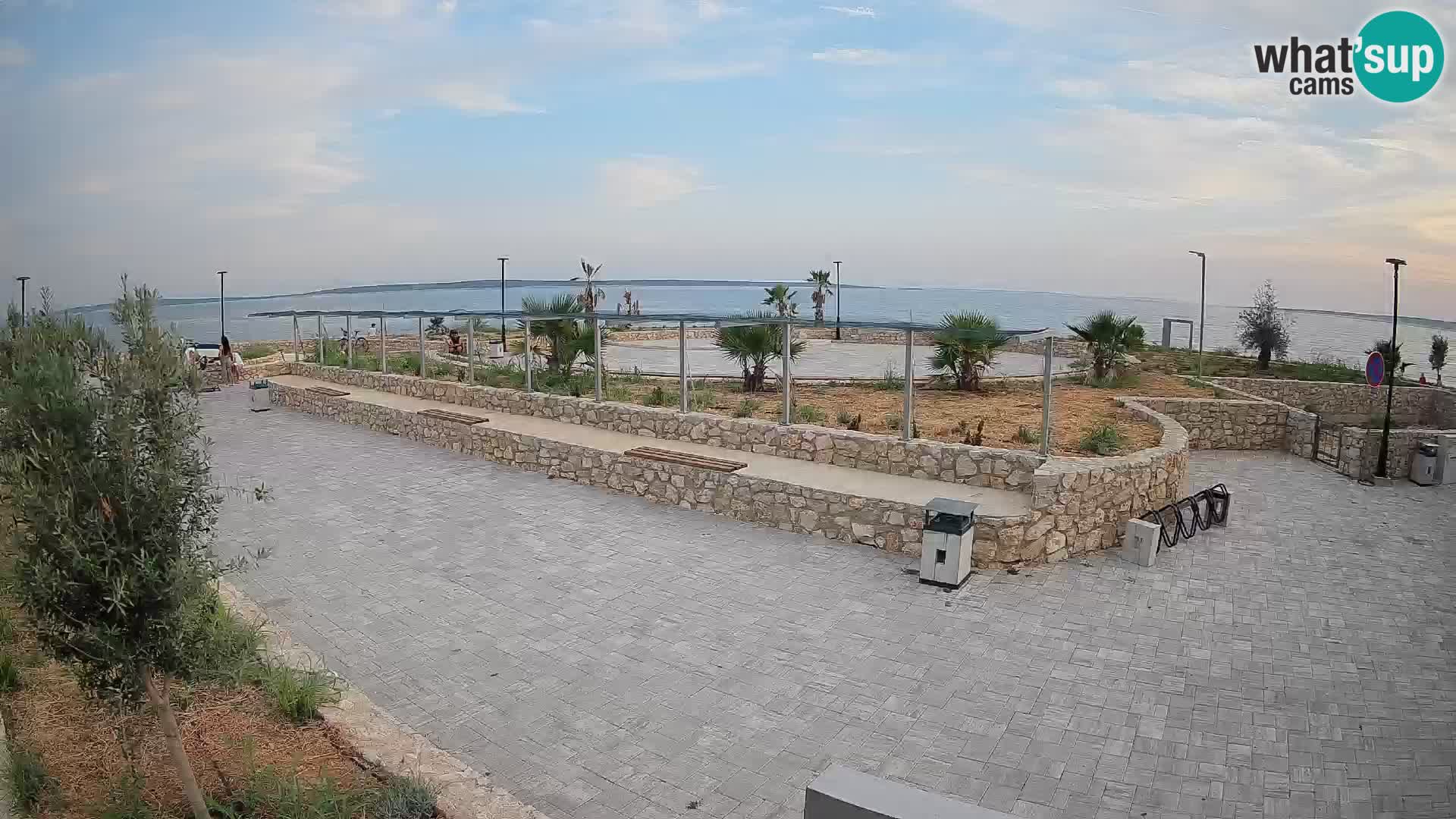 Webcam Mandre – Escenario de verano Velika điga | Isla de Pag