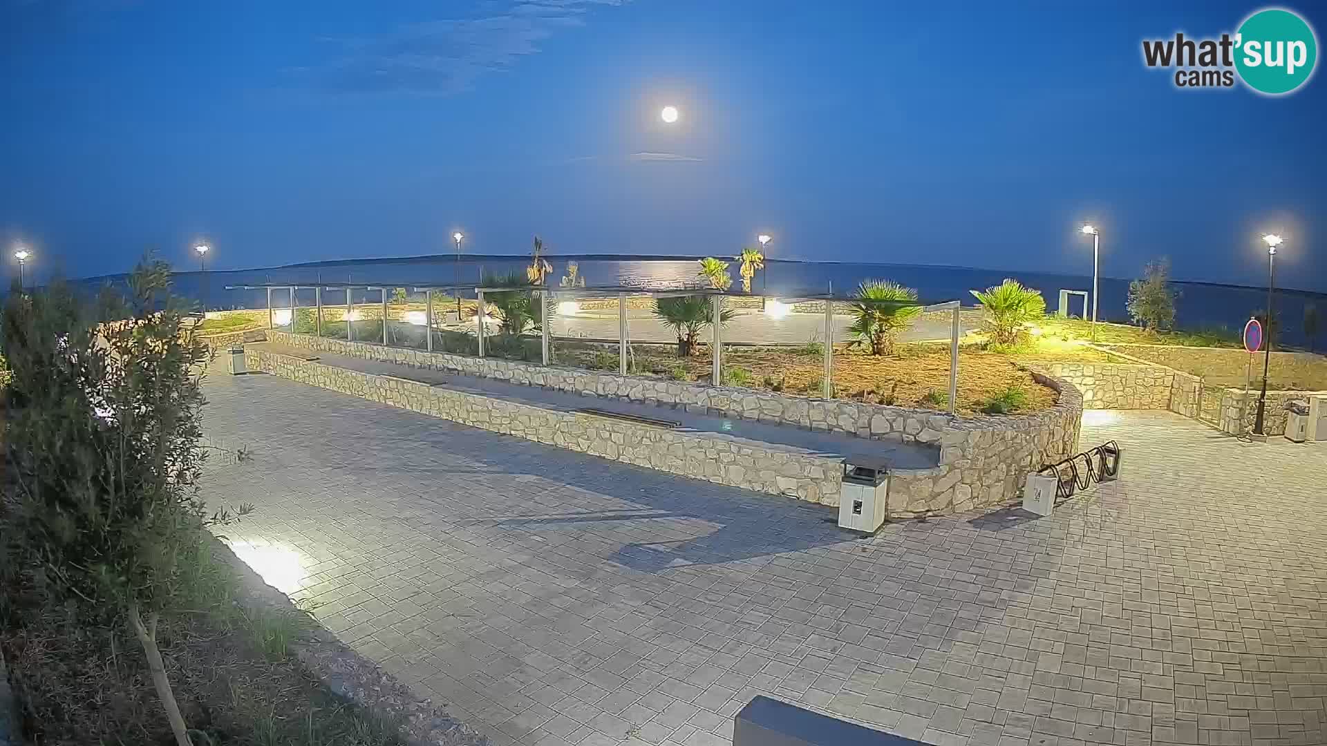 Webcam Mandre – Escenario de verano Velika điga | Isla de Pag