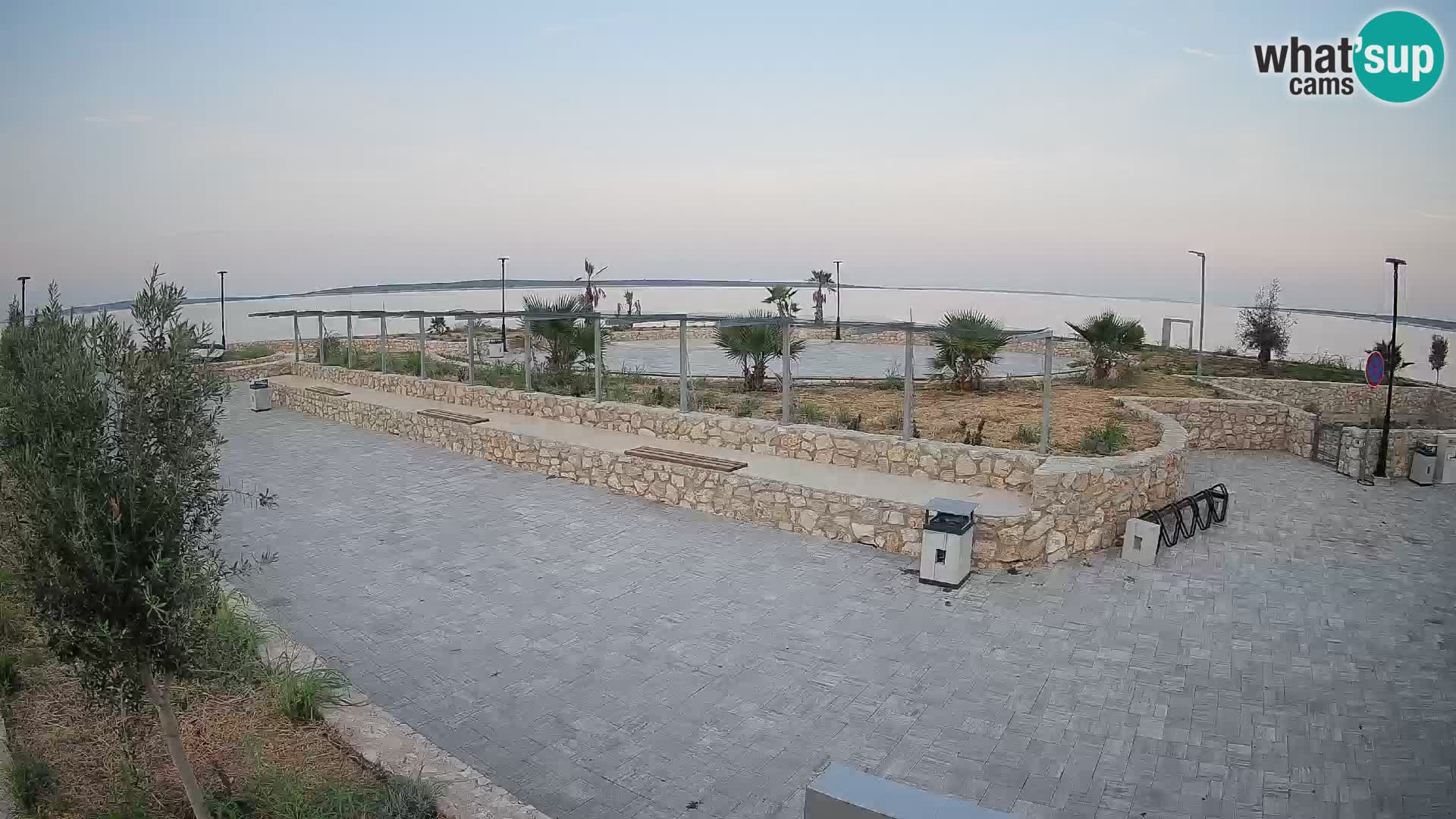 Spletna kamera Mandre – Poletni oder Velika điga | Otok Pag