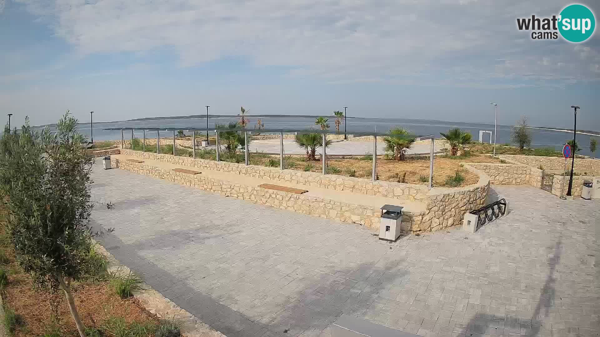 Webcam Mandre – Escenario de verano Velika điga | Isla de Pag