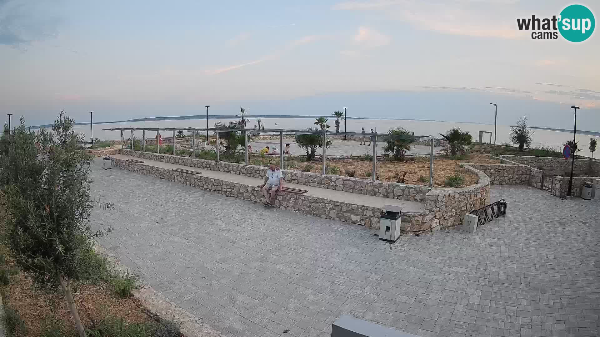 Webcam Mandre – Scène estivale Velika điga | Île de Pag