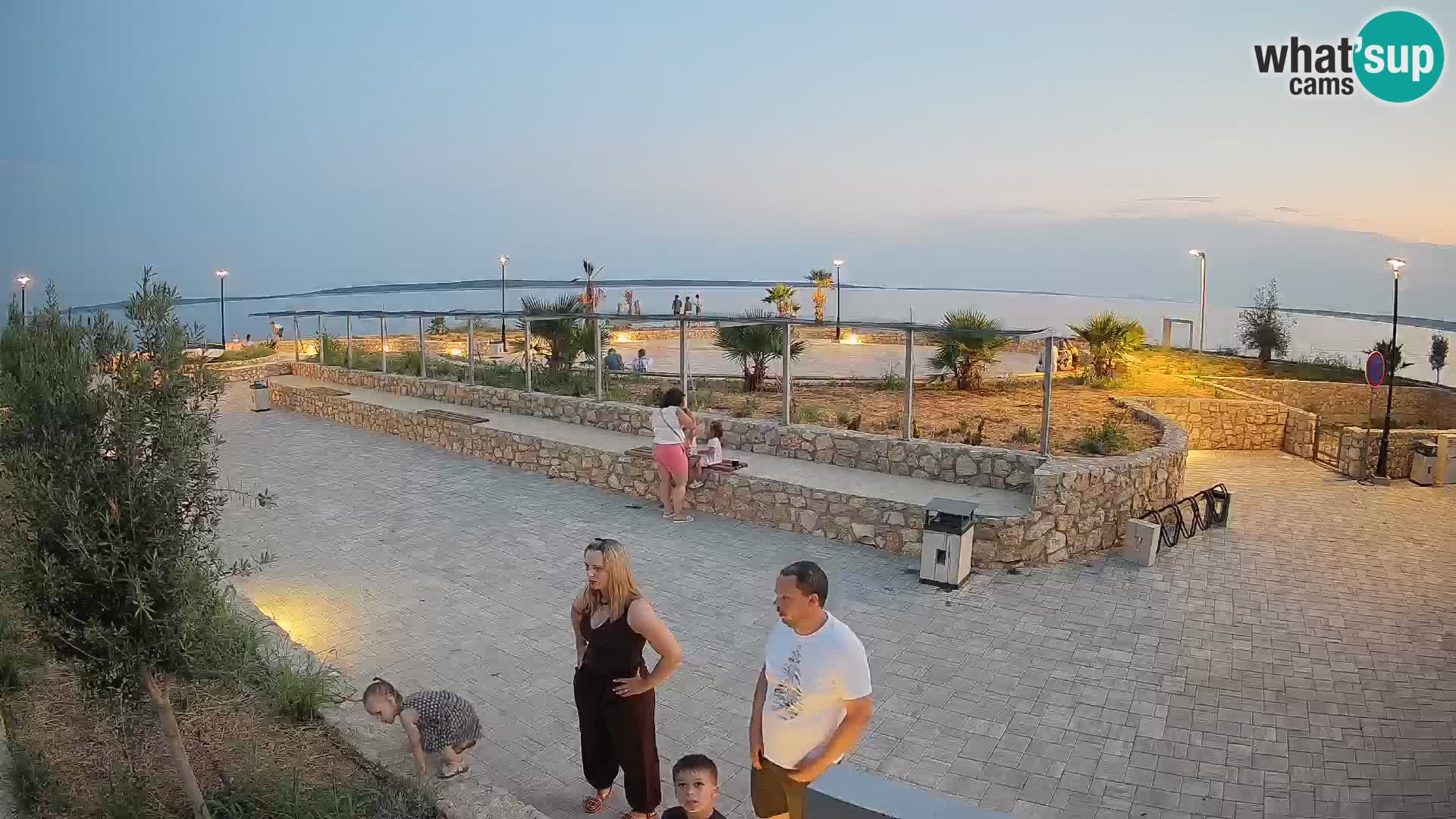 Webcam Mandre – Scène estivale Velika điga | Île de Pag