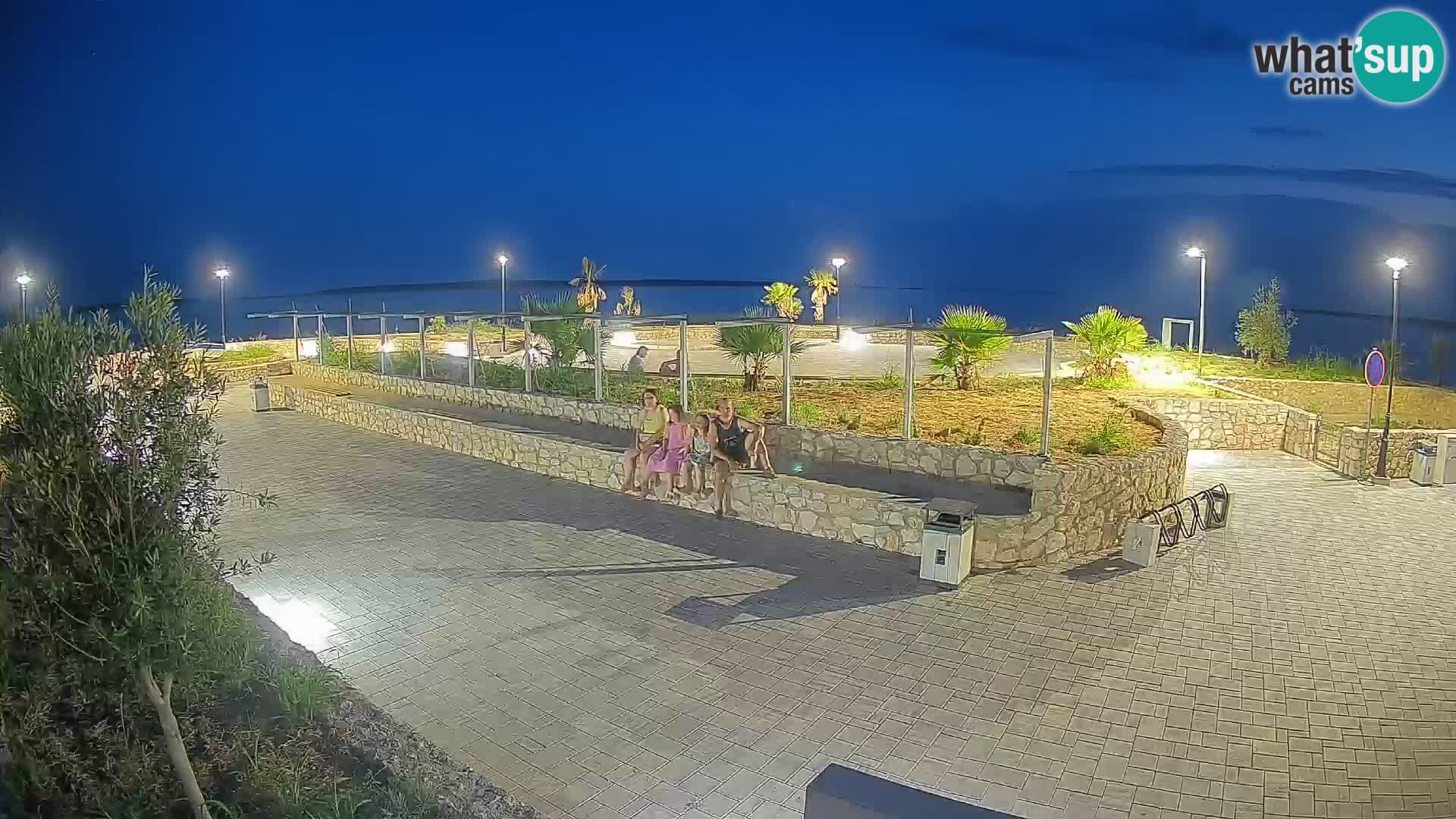 Webcam Mandre – Escenario de verano Velika điga | Isla de Pag
