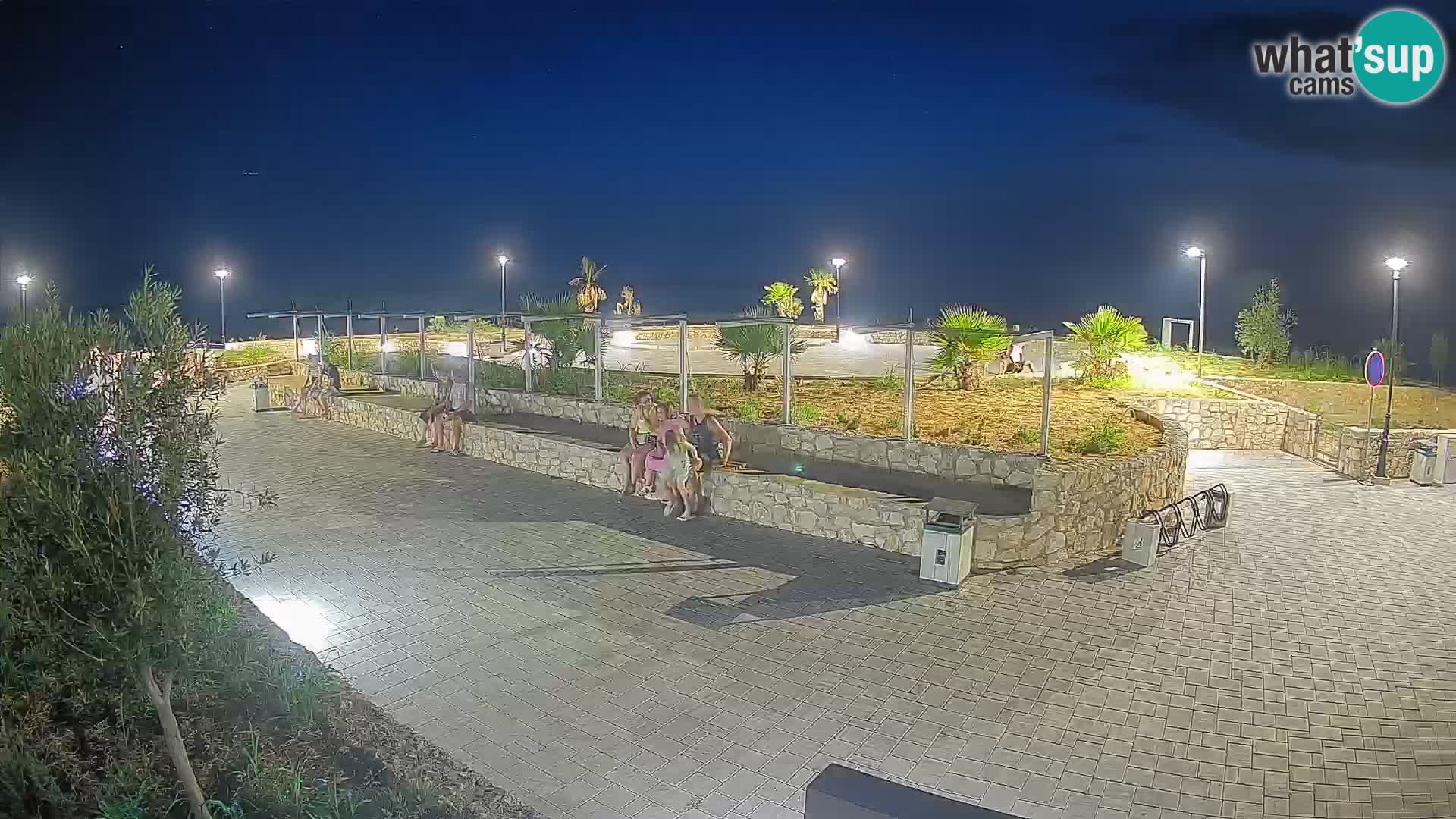 Webcam Mandre – Escenario de verano Velika điga | Isla de Pag
