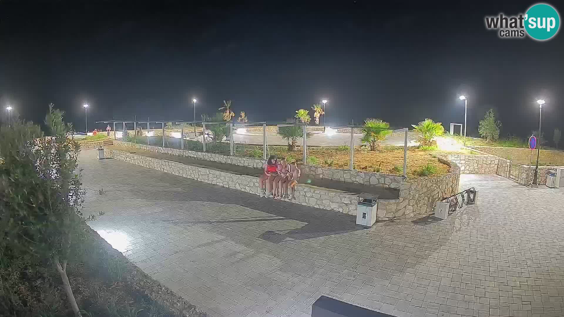 Webcam Mandre – Escenario de verano Velika điga | Isla de Pag