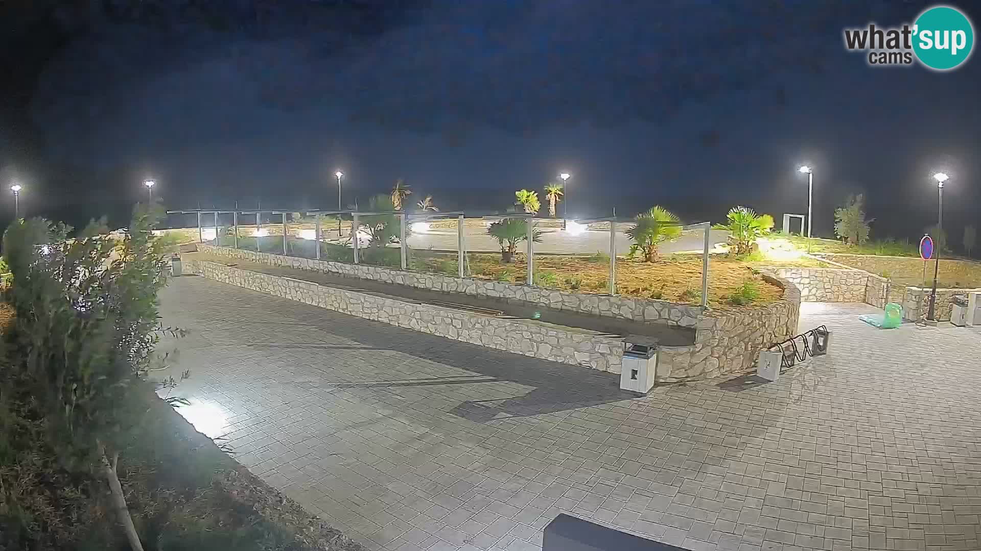 Webcam Mandre – Scène estivale Velika điga | Île de Pag