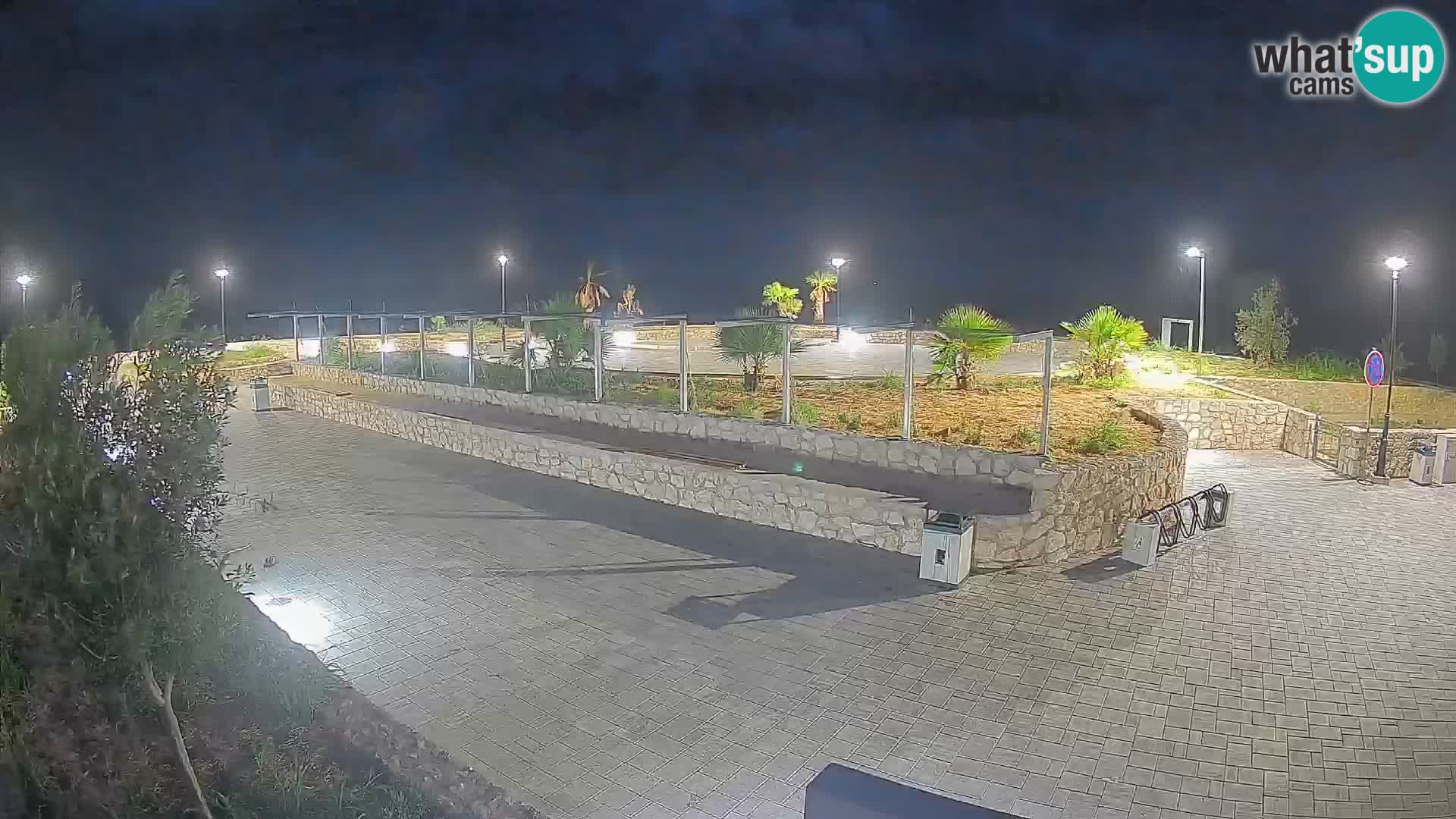 Webcam Mandre – Escenario de verano Velika điga | Isla de Pag
