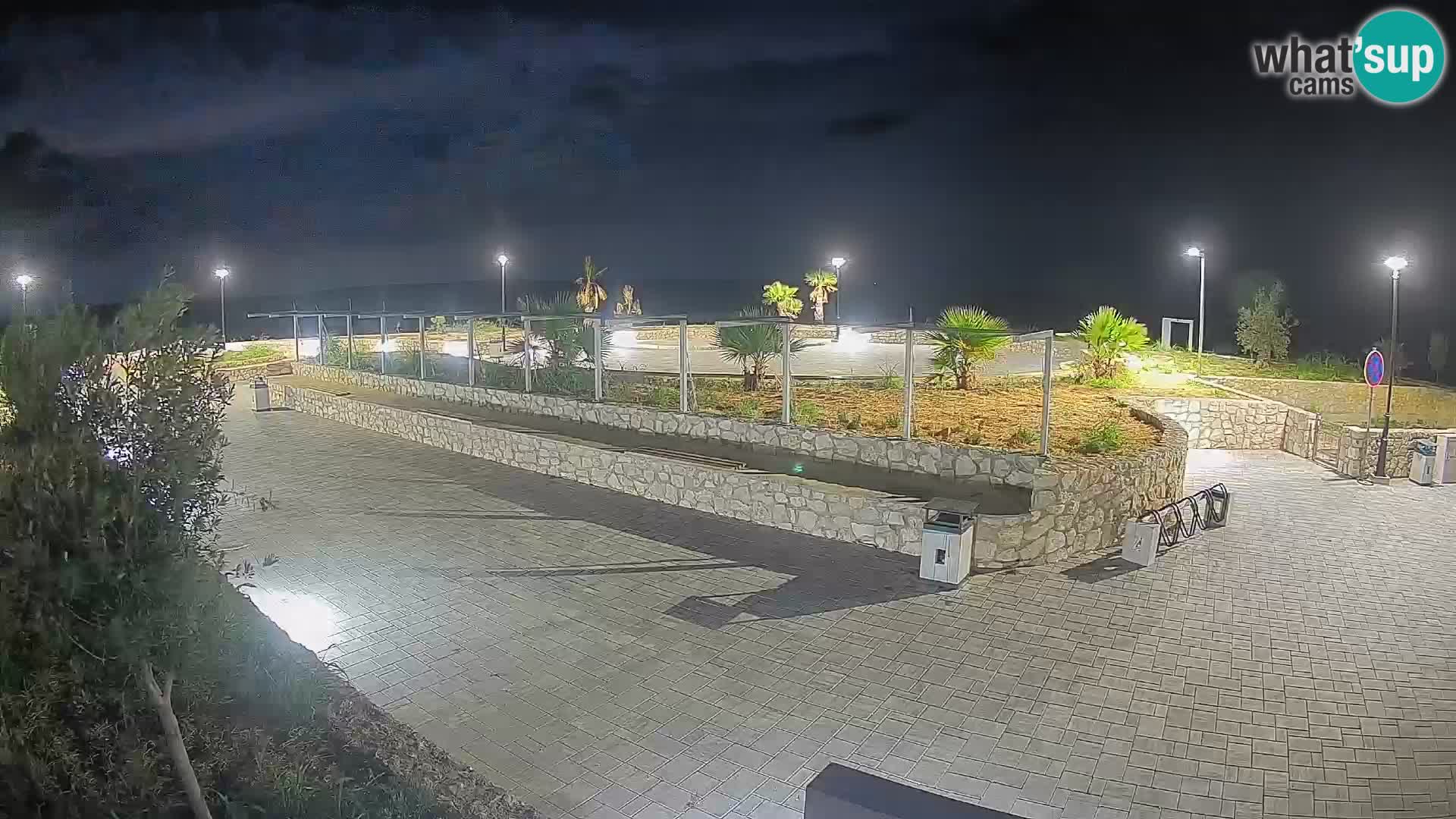 Spletna kamera Mandre – Poletni oder Velika điga | Otok Pag