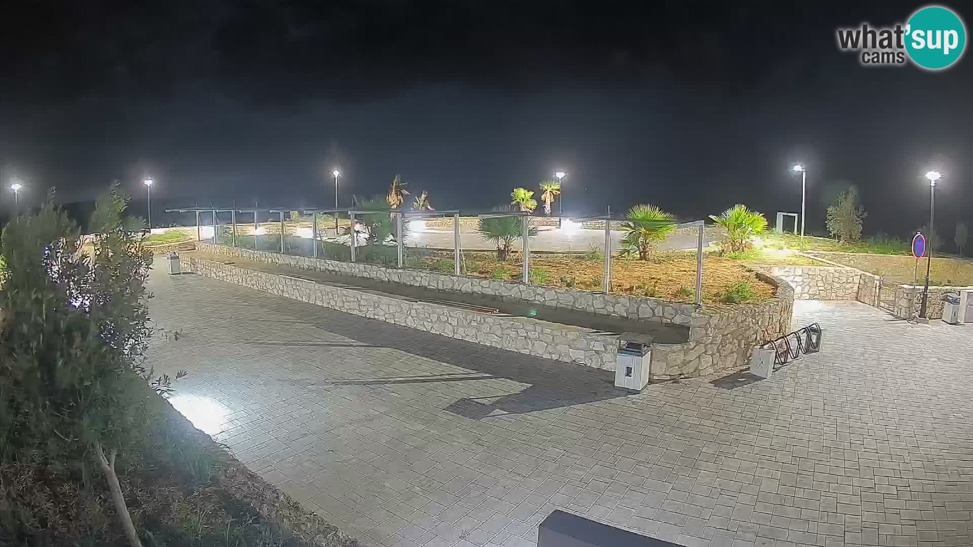 Webcam Mandre – Escenario de verano Velika điga | Isla de Pag