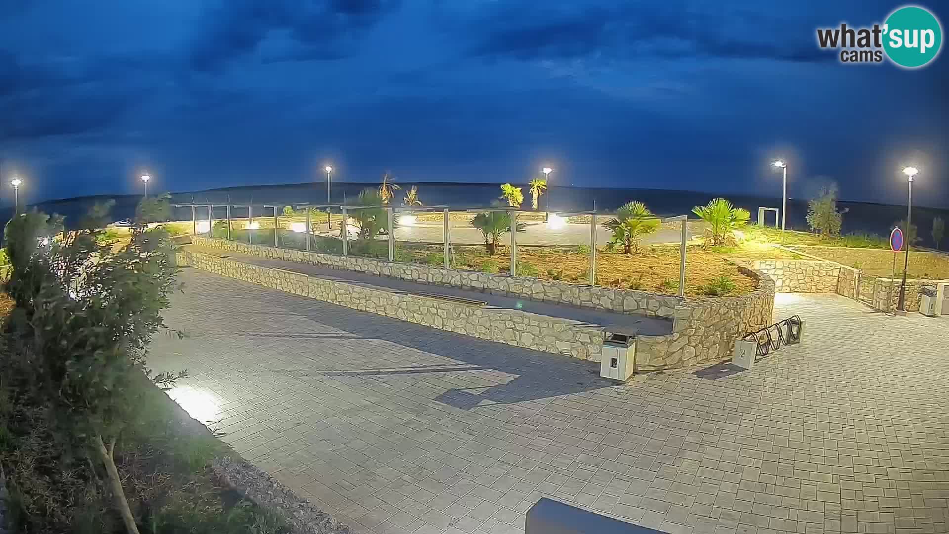 Webcam Mandre – Escenario de verano Velika điga | Isla de Pag