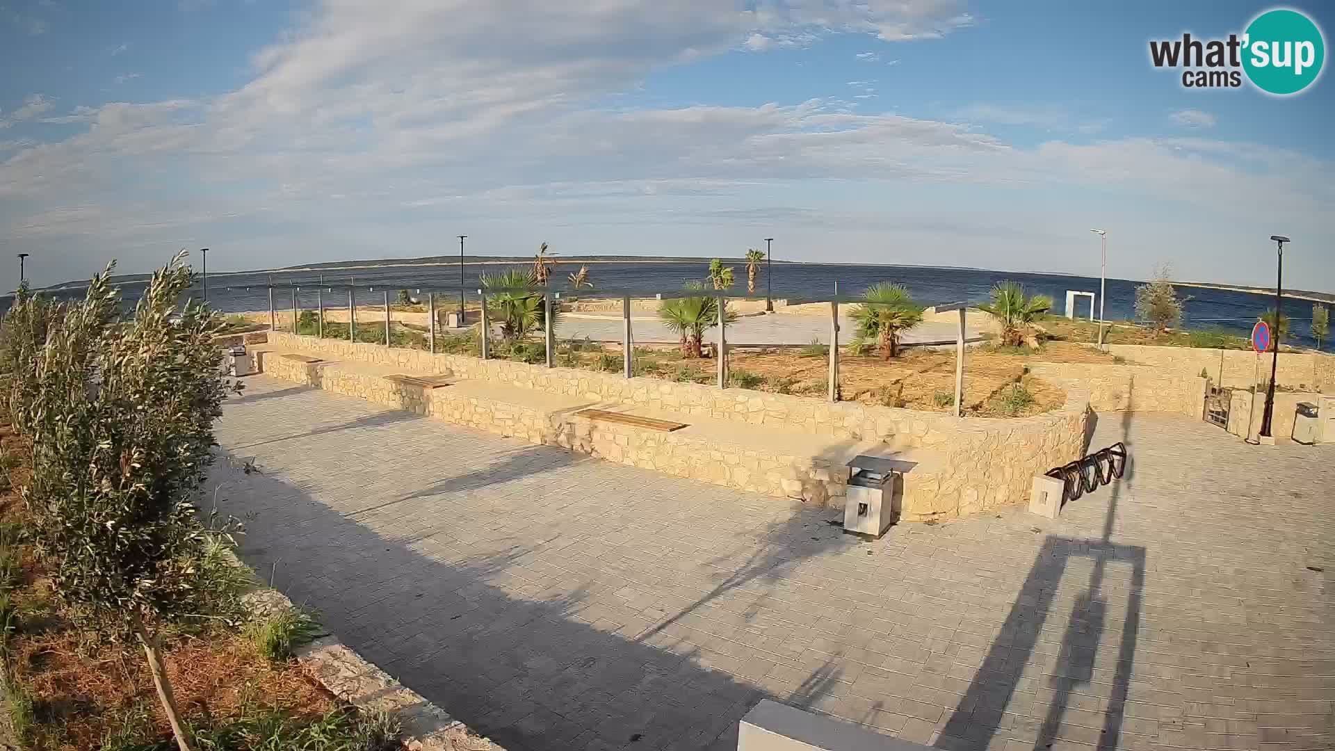 Webcam Mandre – Scène estivale Velika điga | Île de Pag