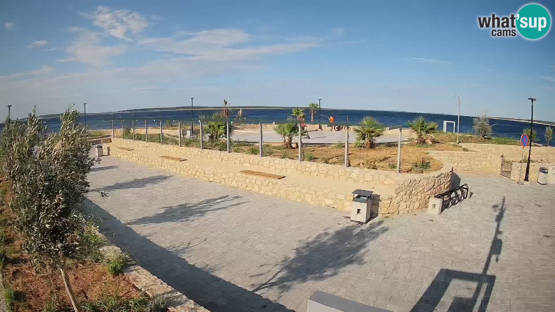 Webcam Mandre – Scène estivale Velika điga | Île de Pag