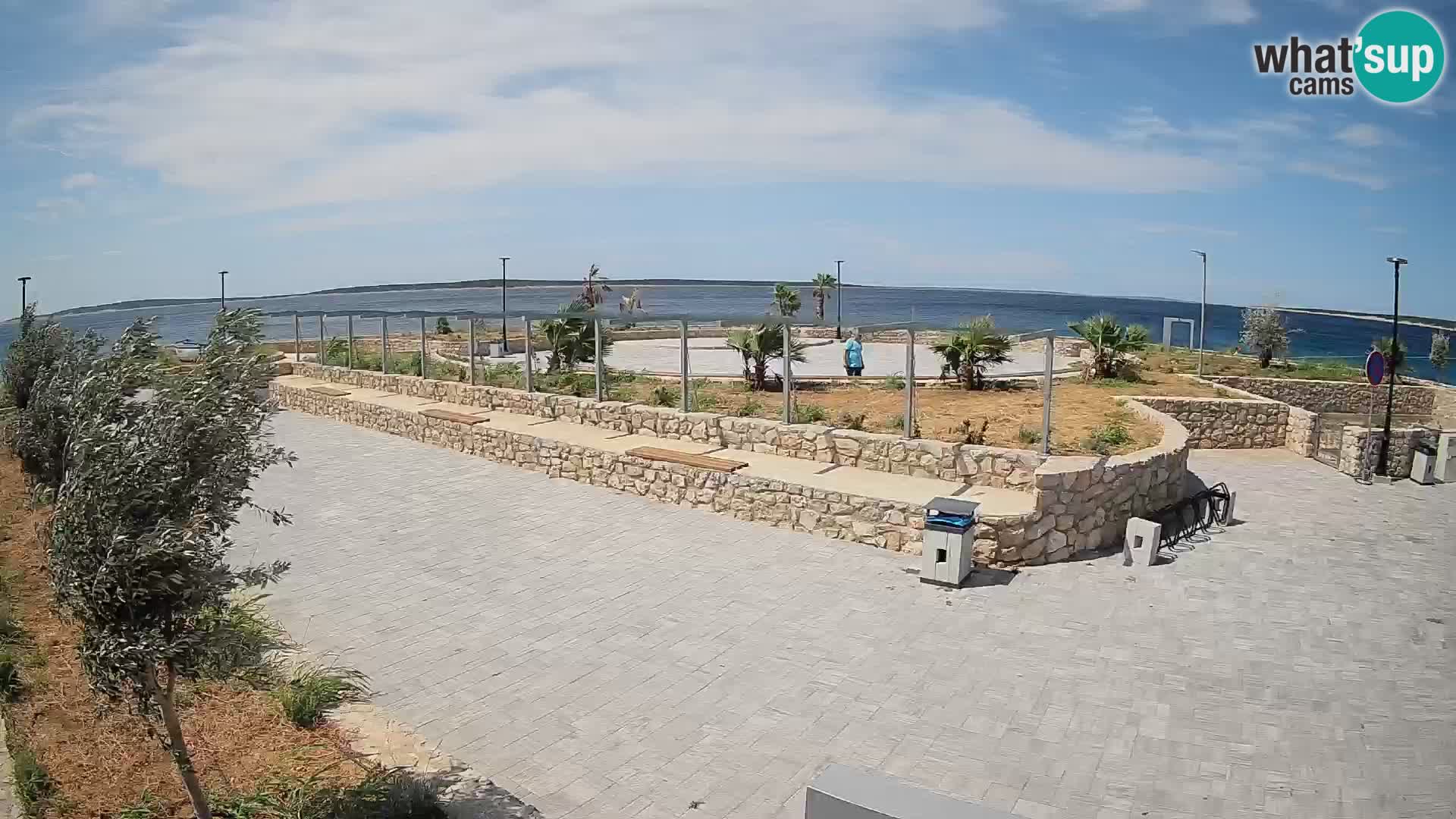 Mandre Summer Stage Webcam – Velika điga | Pag Island