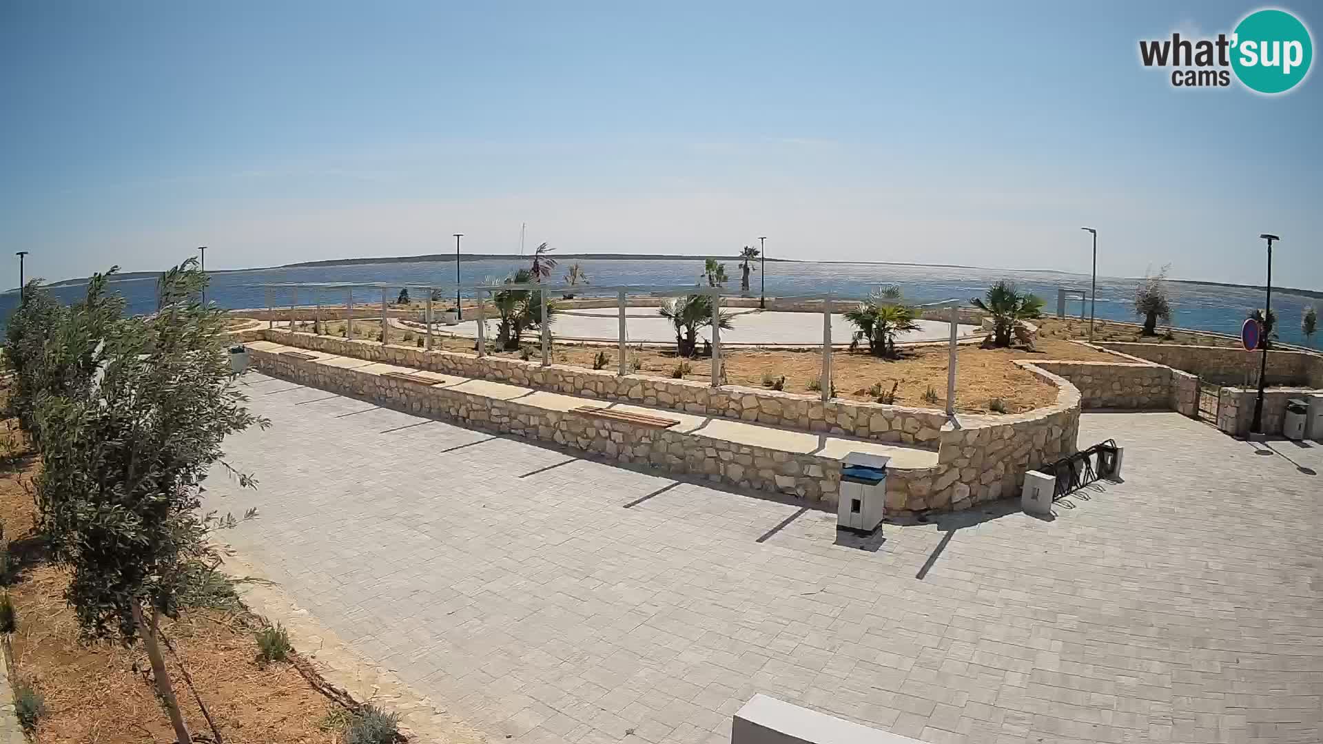 Webcam Mandre – Escenario de verano Velika điga | Isla de Pag