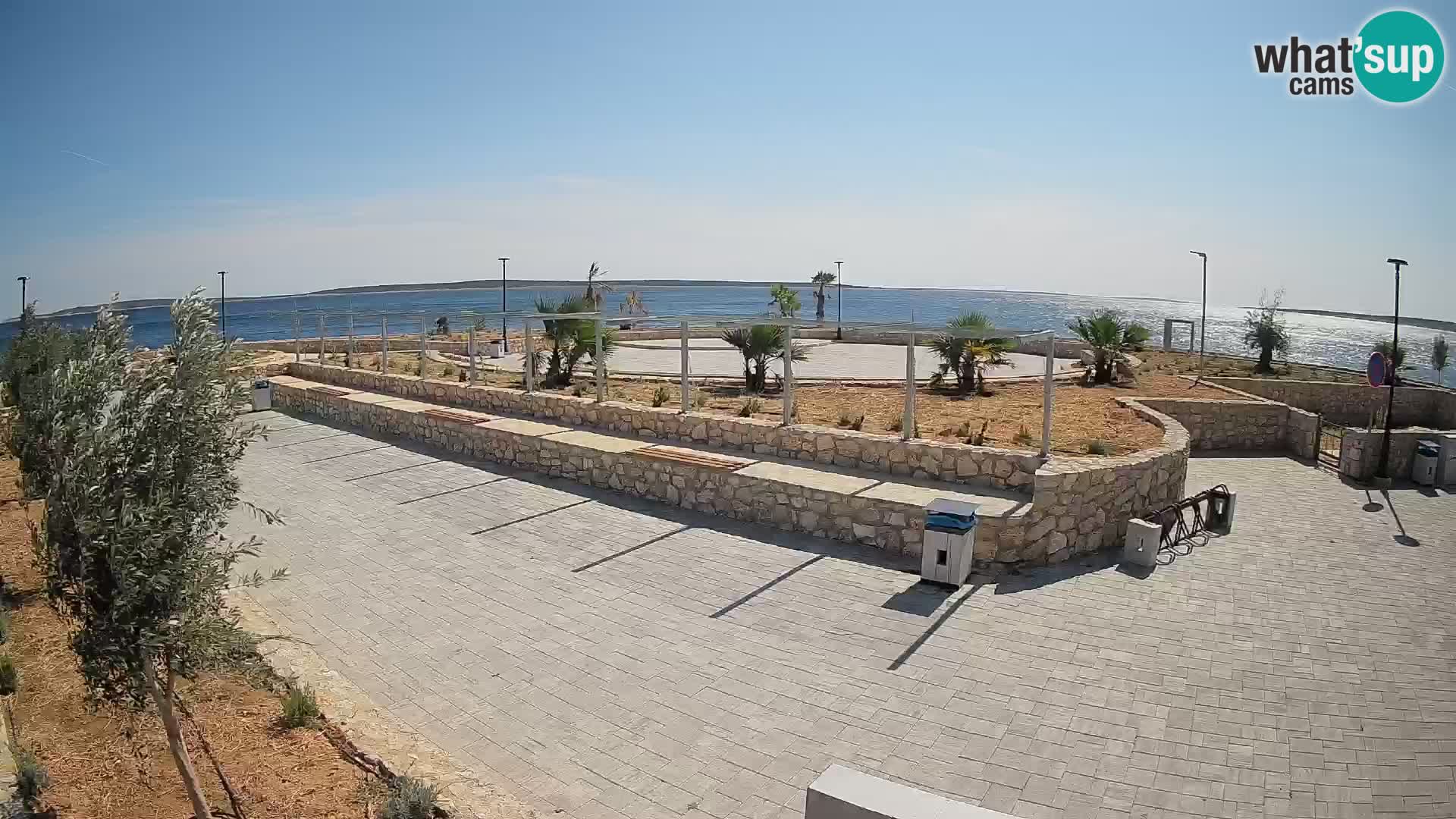 Webcam Mandre – Escenario de verano Velika điga | Isla de Pag