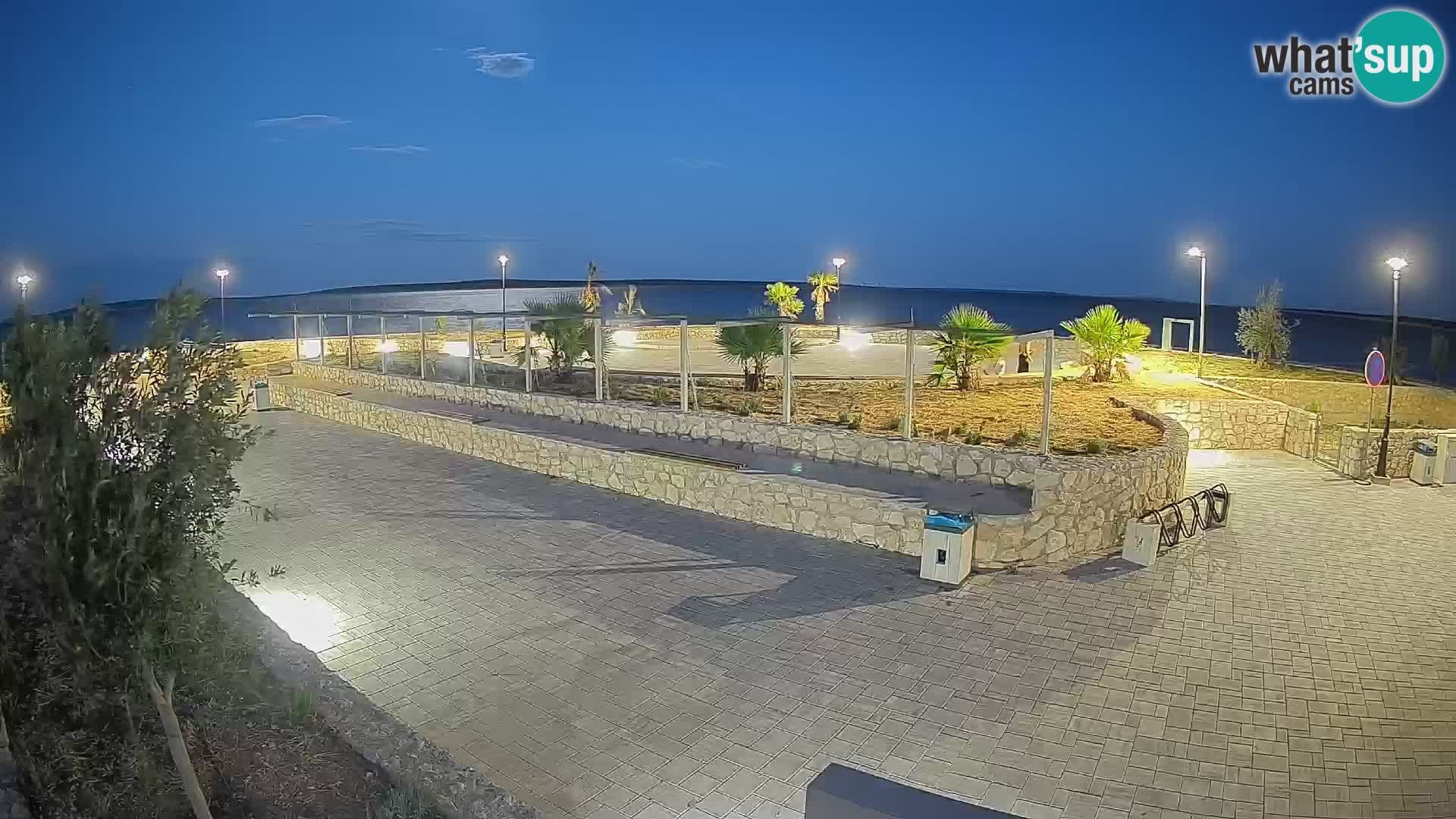 Webcam Mandre – Escenario de verano Velika điga | Isla de Pag