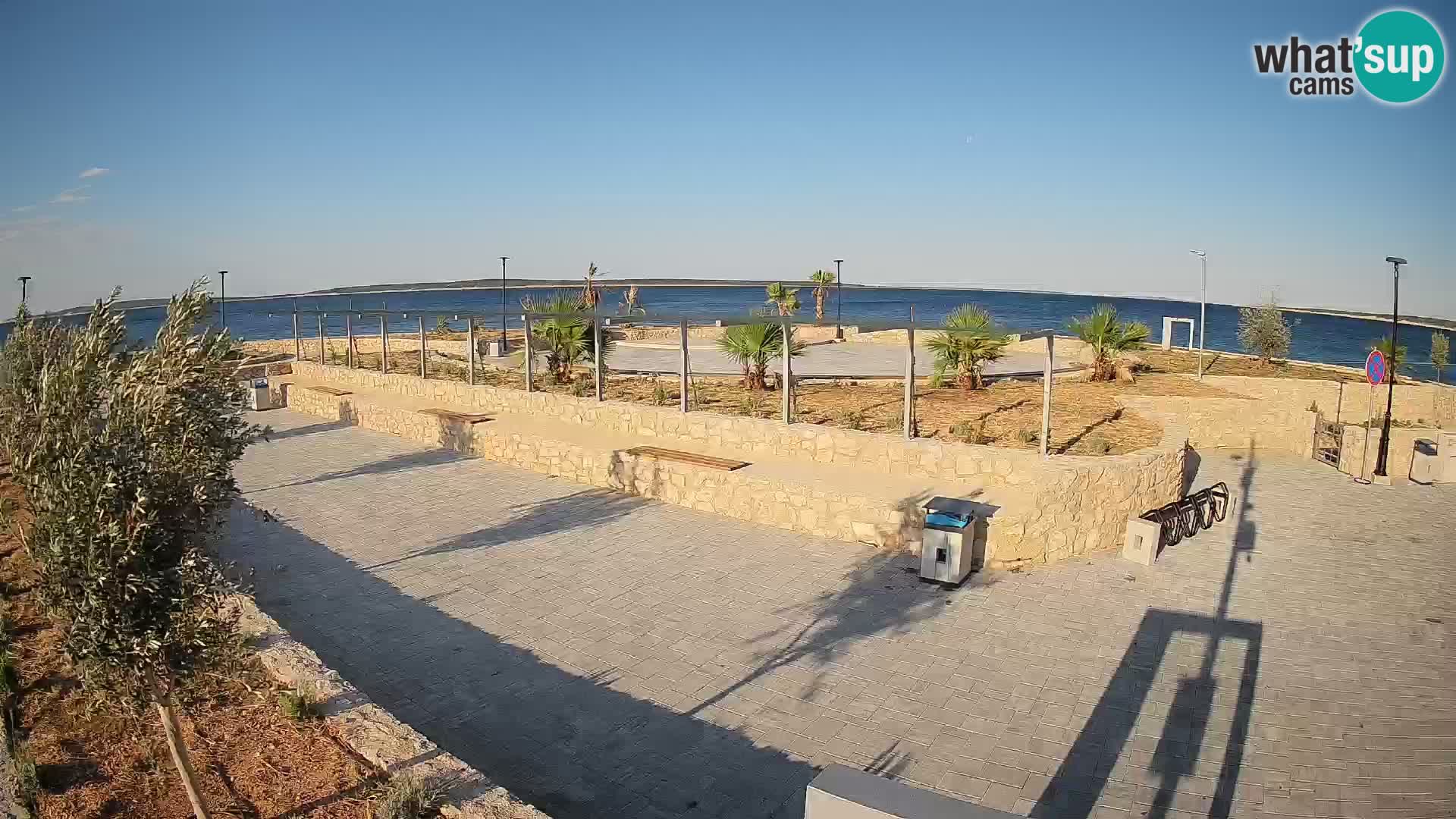 Webcam Mandre – Scène estivale Velika điga | Île de Pag