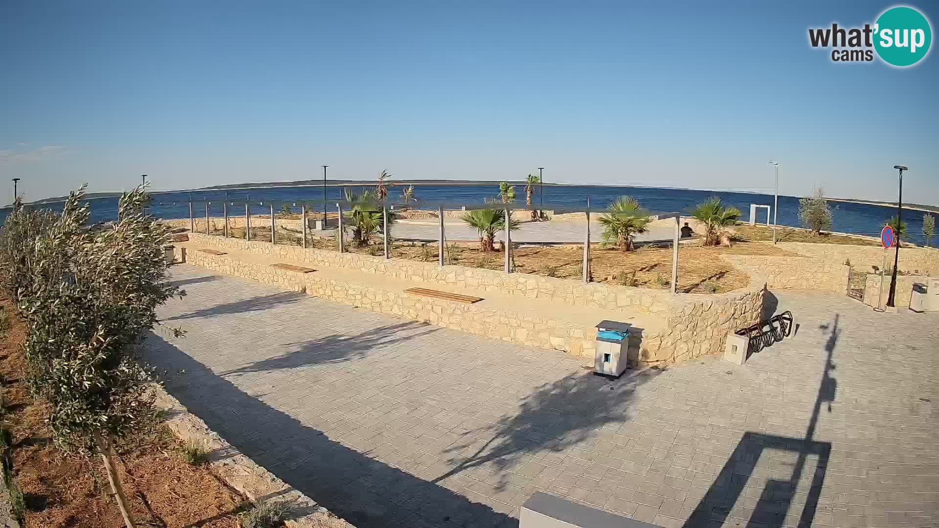 Webcam Mandre – Scène estivale Velika điga | Île de Pag