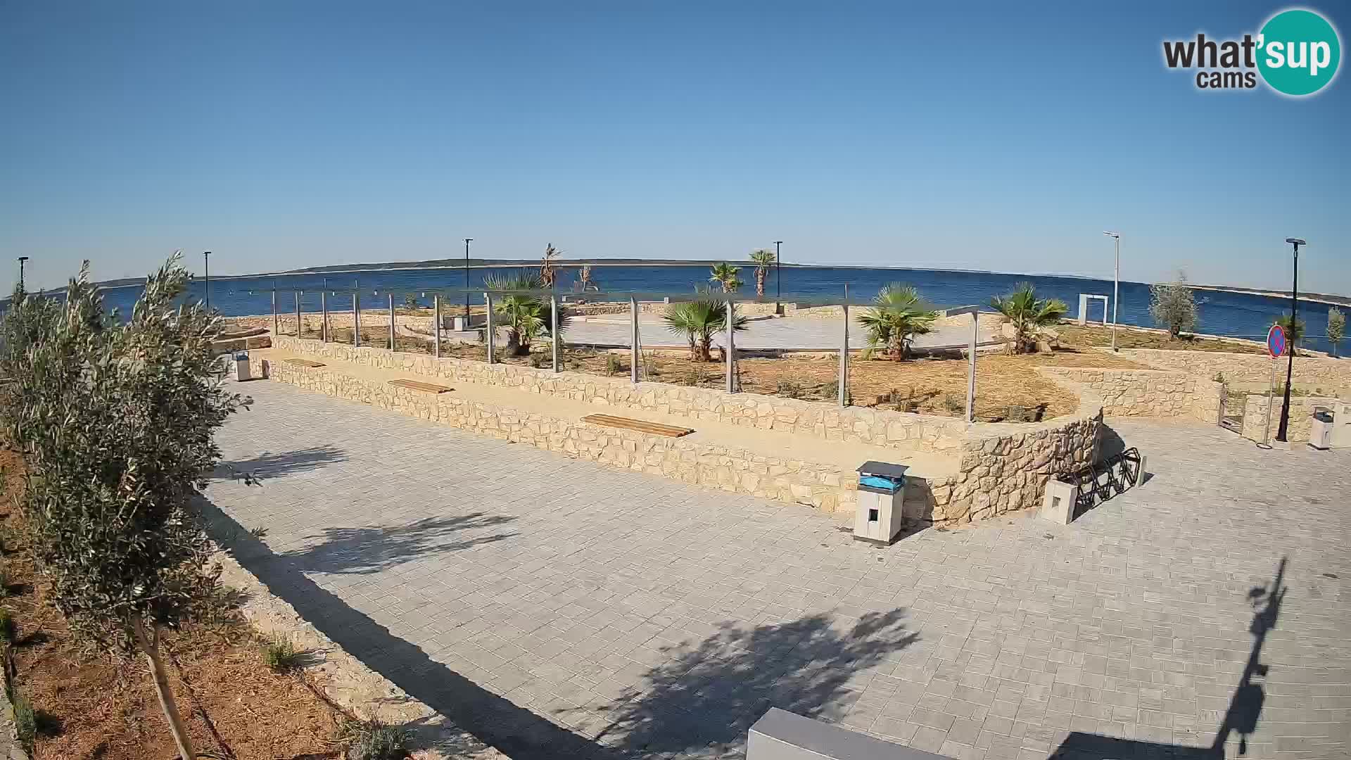 Webcam Mandre – Scène estivale Velika điga | Île de Pag