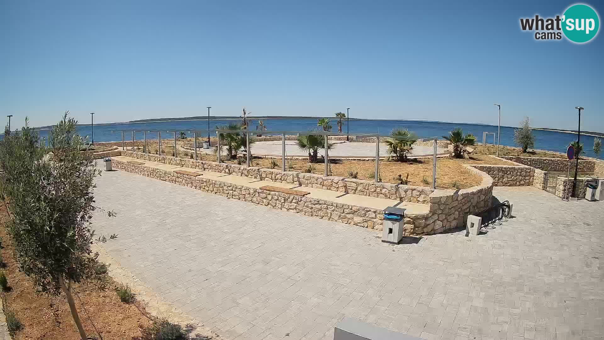 Mandre Summer Stage Webcam – Velika điga | Pag Island