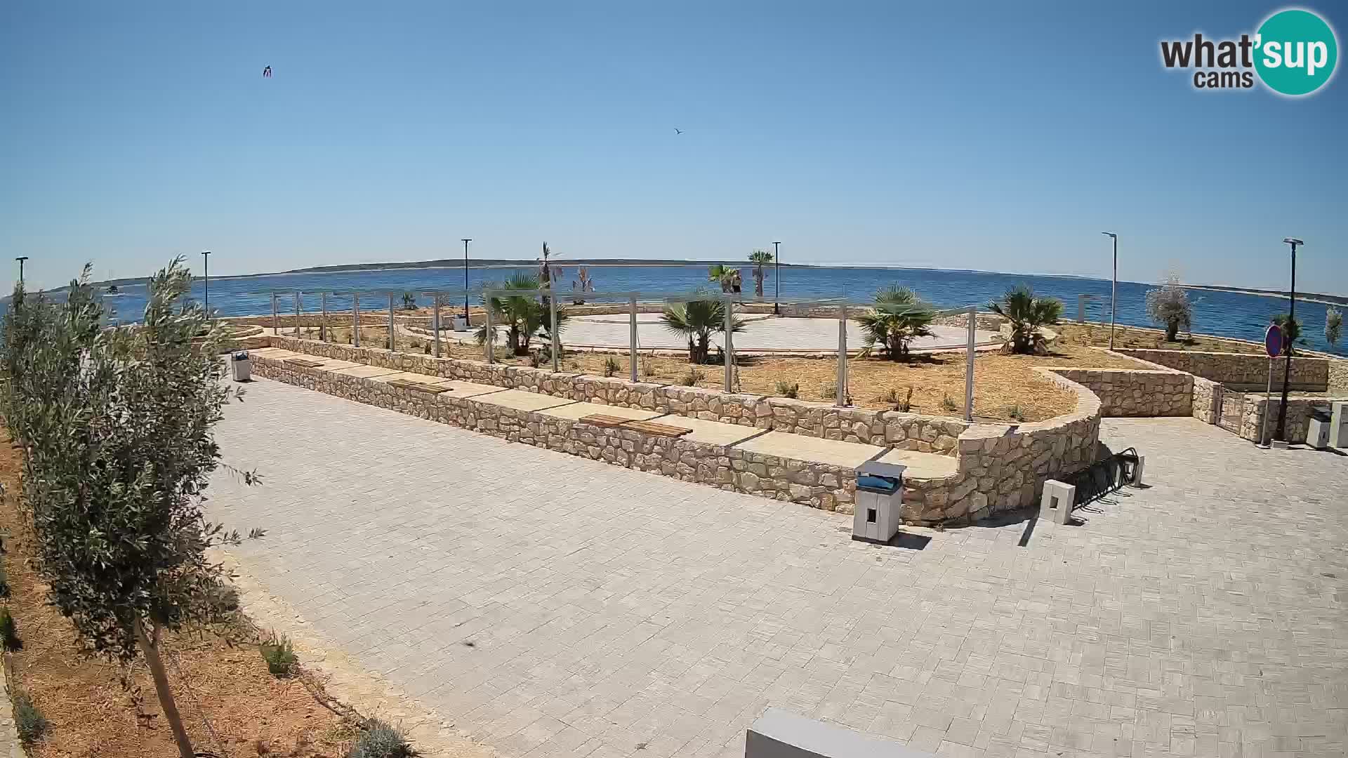 Mandre Summer Stage Webcam – Velika điga | Pag Island