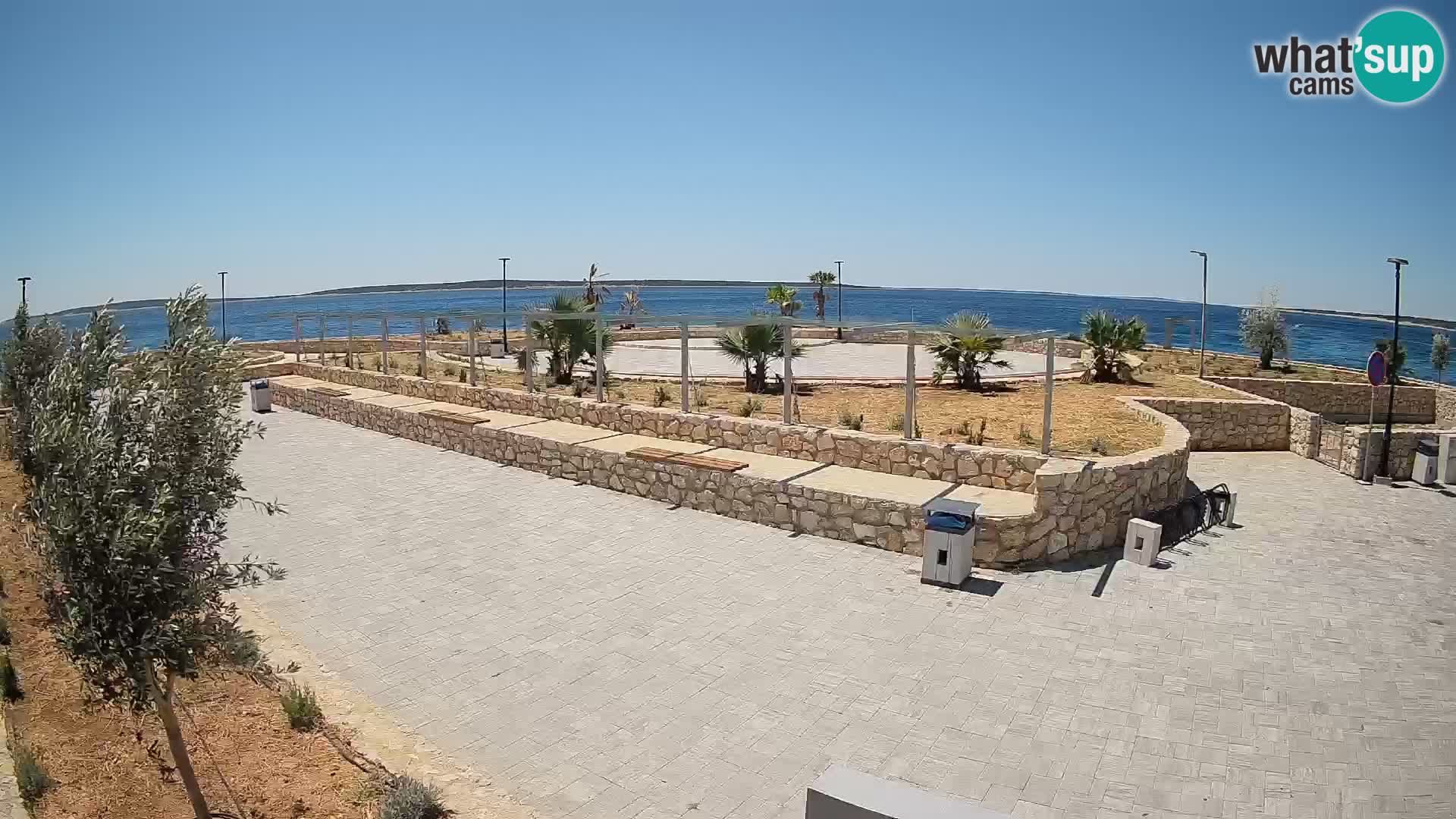 Mandre Summer Stage Webcam – Velika điga | Pag Island