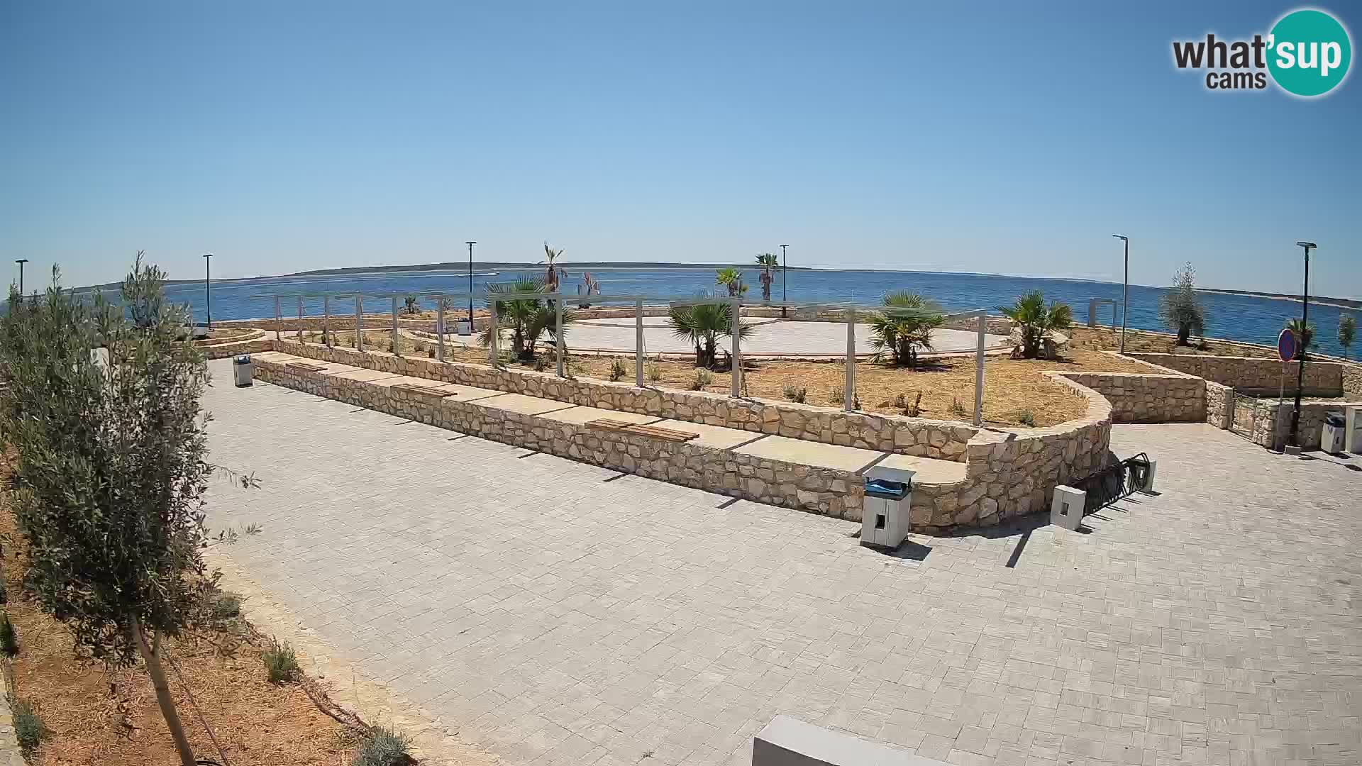 Mandre Summer Stage Webcam – Velika điga | Pag Island