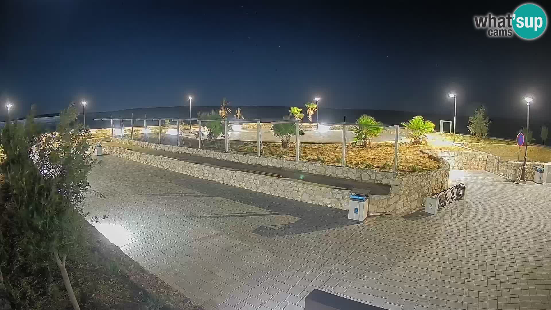 Webcam Mandre – Escenario de verano Velika điga | Isla de Pag