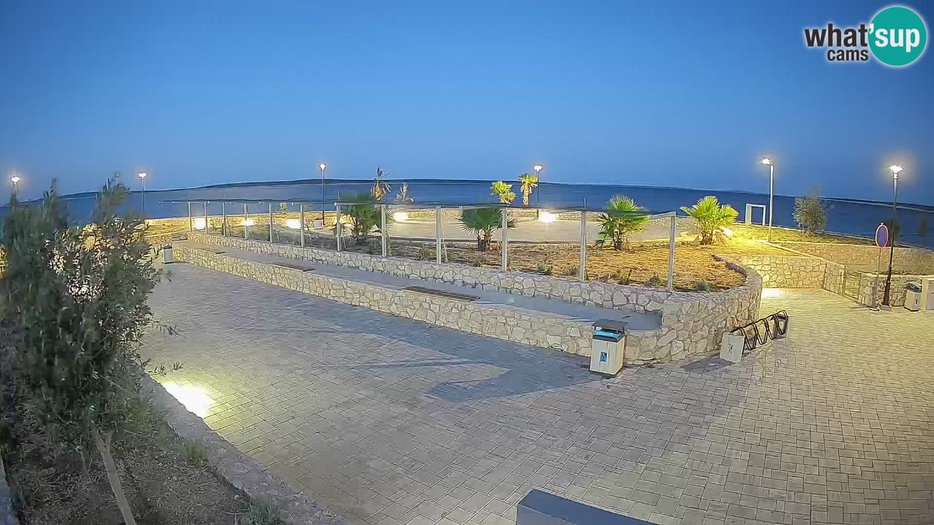 Mandre Summer Stage Webcam – Velika điga | Pag Island