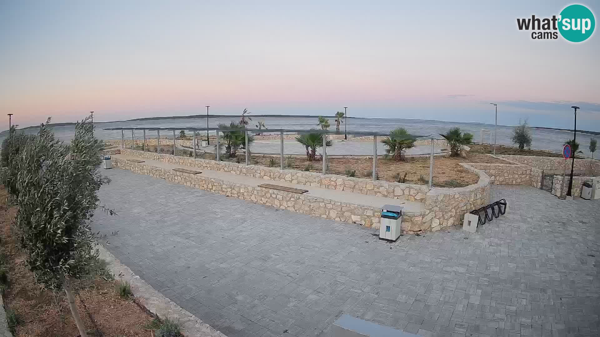 Webcam Mandre – Escenario de verano Velika điga | Isla de Pag