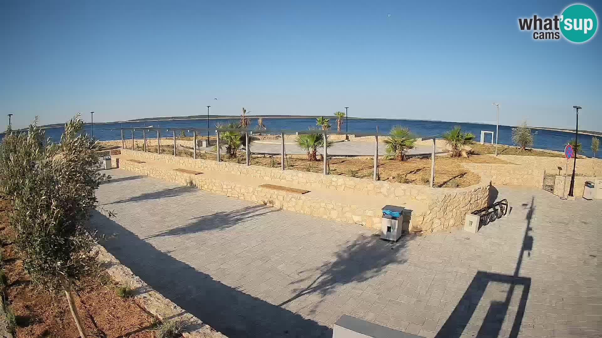 Mandre Summer Stage Webcam – Velika điga | Pag Island