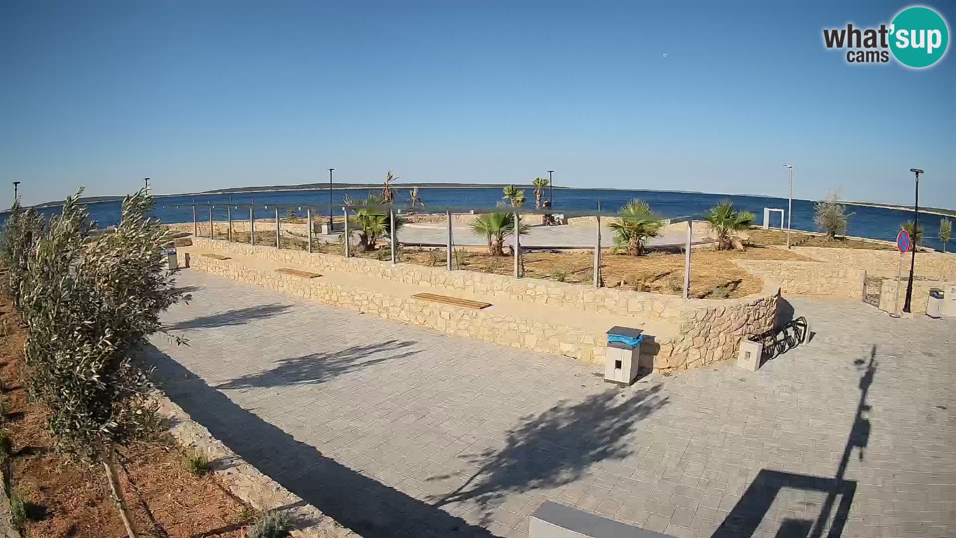 Webcam Mandre – Escenario de verano Velika điga | Isla de Pag