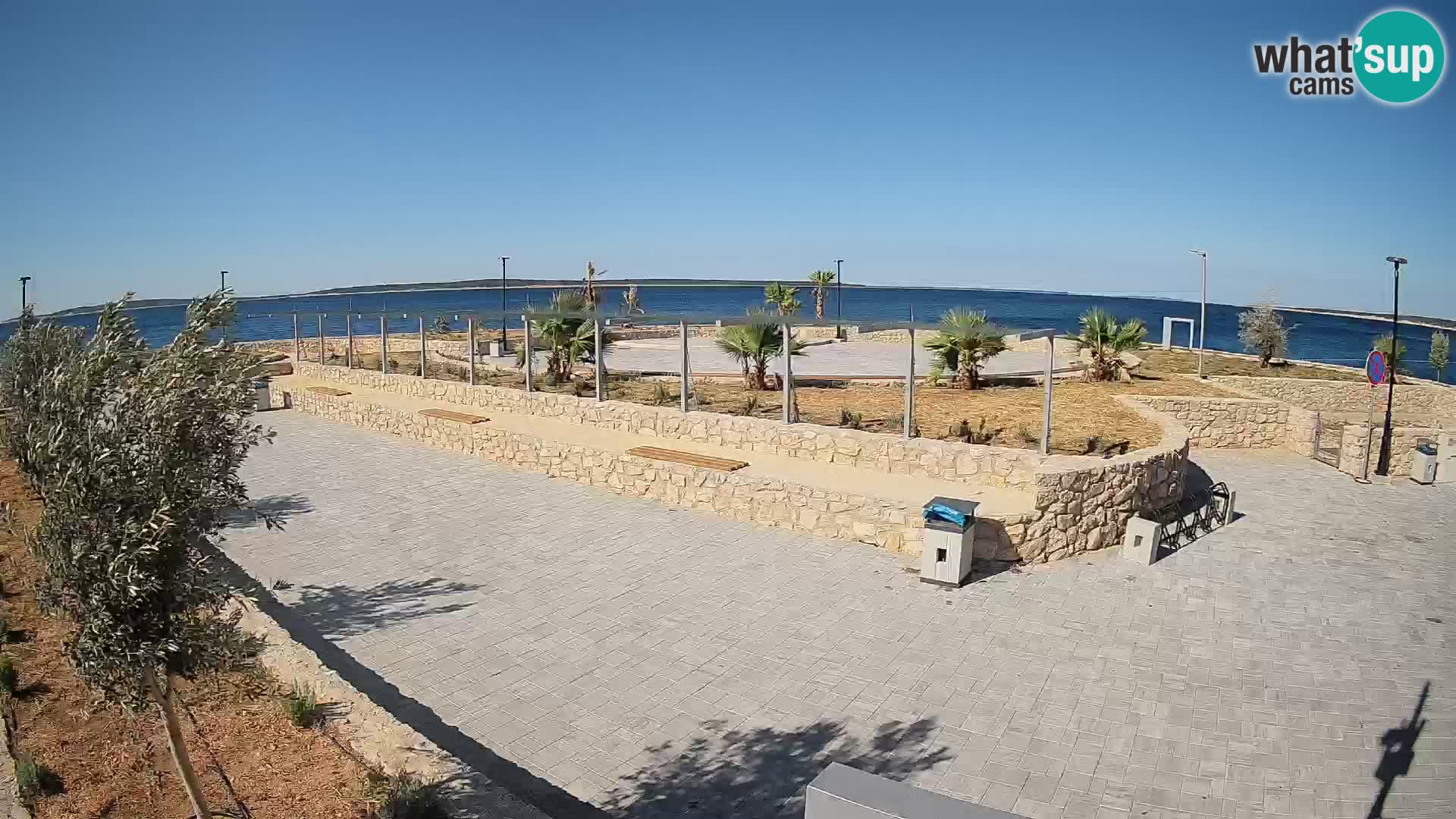 Webcam Mandre – Escenario de verano Velika điga | Isla de Pag
