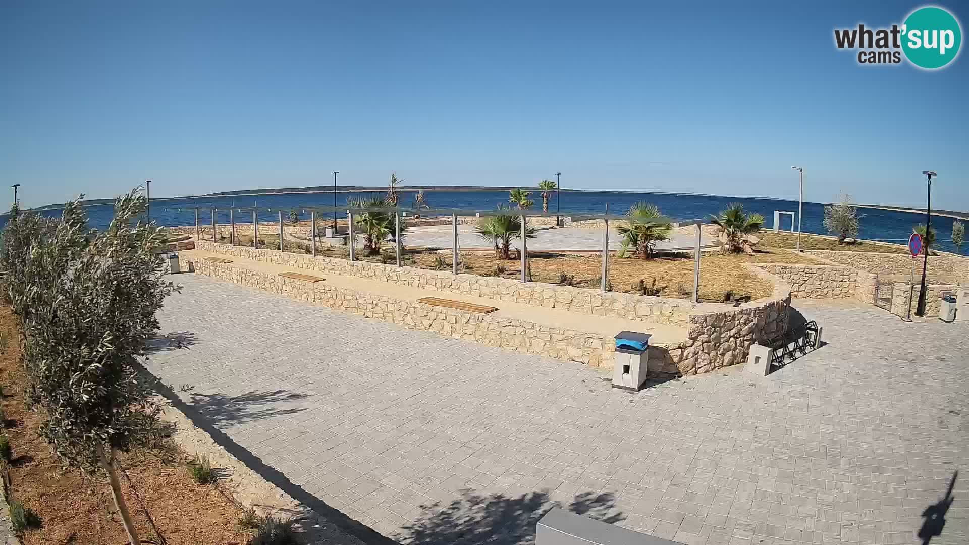 Webcam Mandre – Escenario de verano Velika điga | Isla de Pag