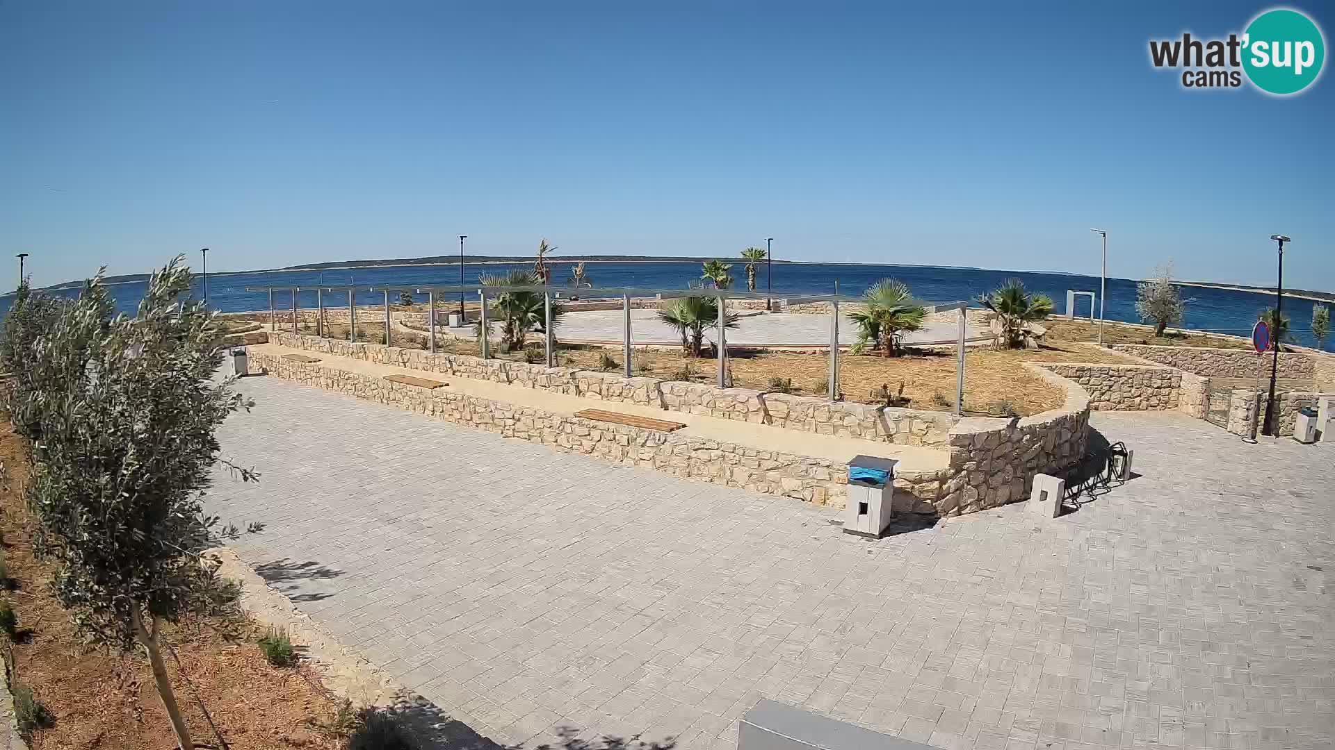 Webcam Mandre – Escenario de verano Velika điga | Isla de Pag