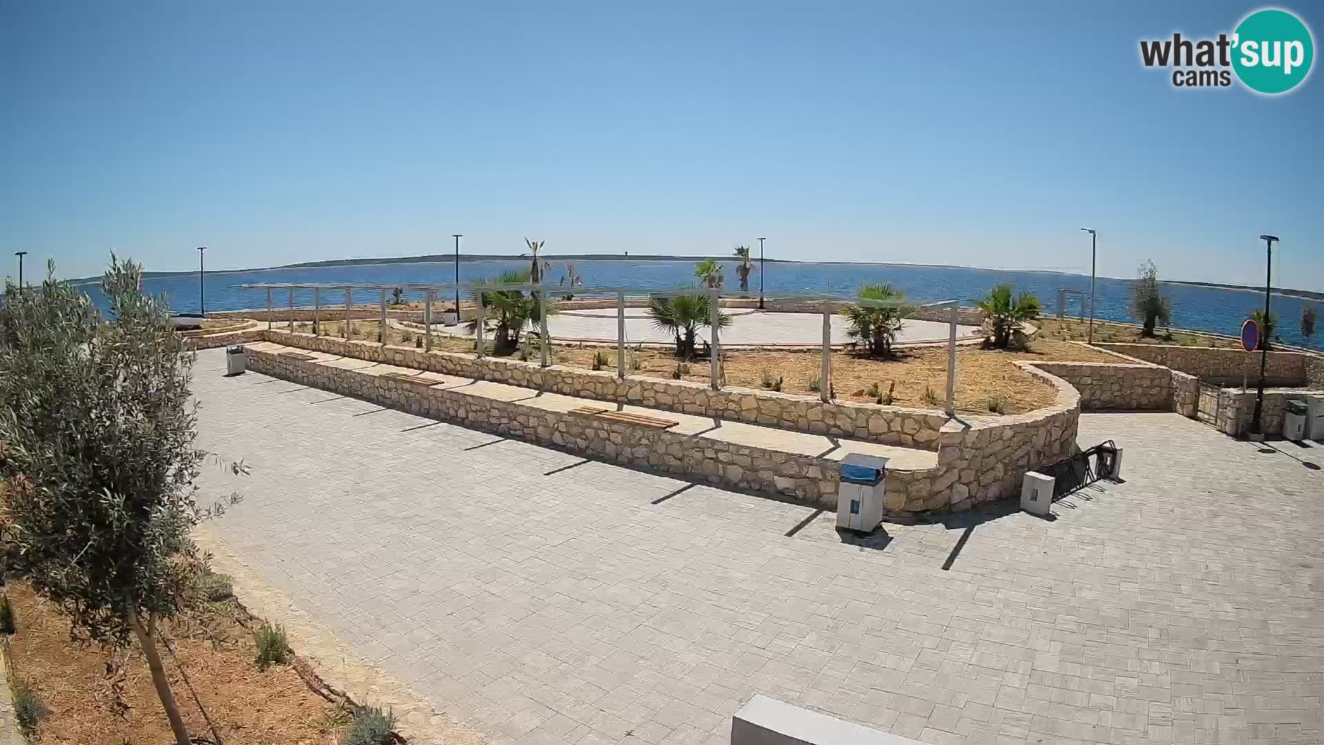 Mandre Summer Stage Webcam – Velika điga | Pag Island