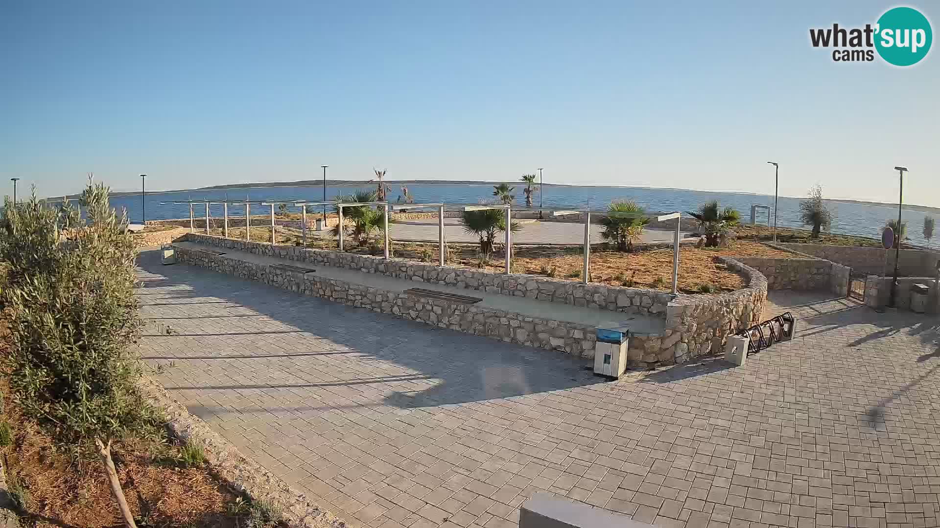 Webcam Mandre – Escenario de verano Velika điga | Isla de Pag