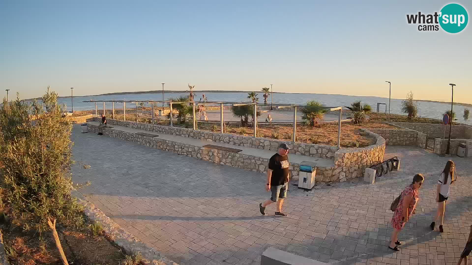 Webcam Mandre – Scène estivale Velika điga | Île de Pag