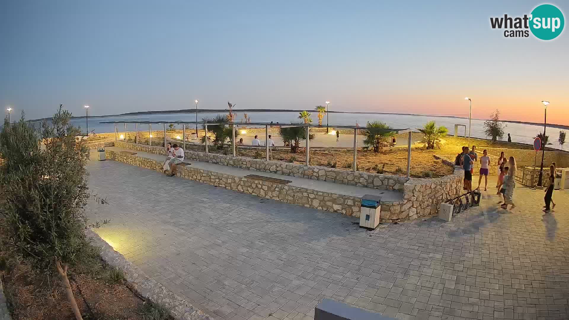 Webcam Mandre – Escenario de verano Velika điga | Isla de Pag