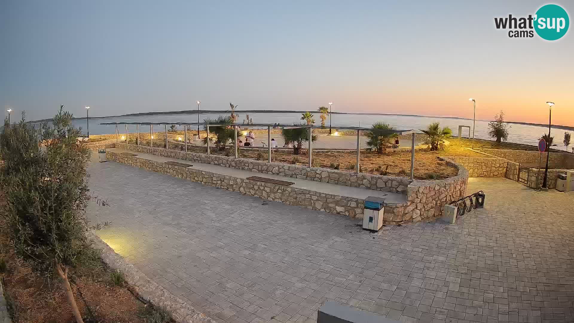 Webcam Mandre – Escenario de verano Velika điga | Isla de Pag