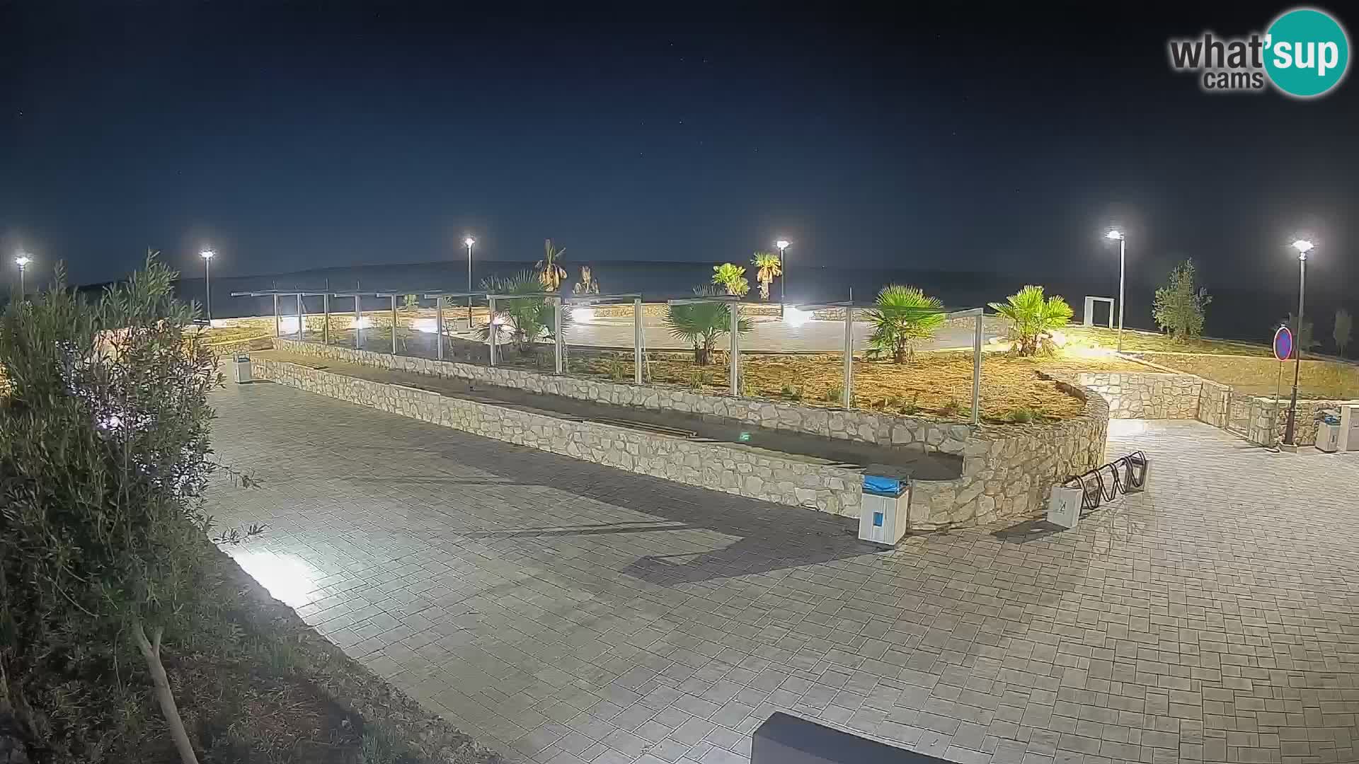 Webcam Mandre – Escenario de verano Velika điga | Isla de Pag