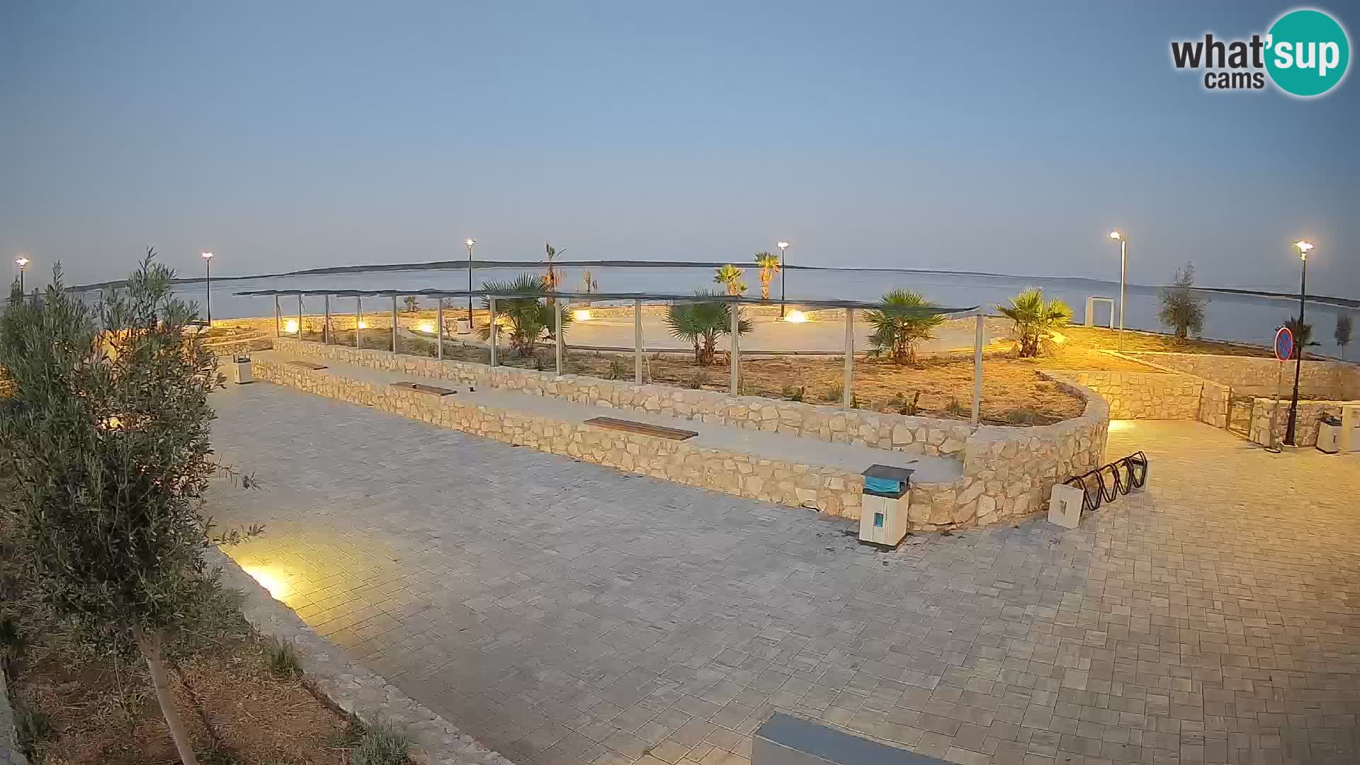 Webcam Mandre – Escenario de verano Velika điga | Isla de Pag