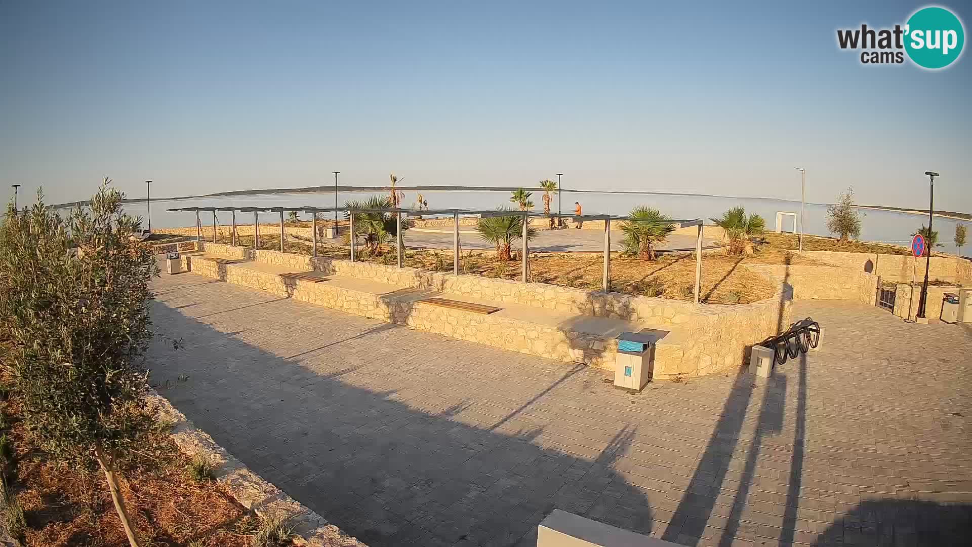 Webcam Mandre – Scène estivale Velika điga | Île de Pag