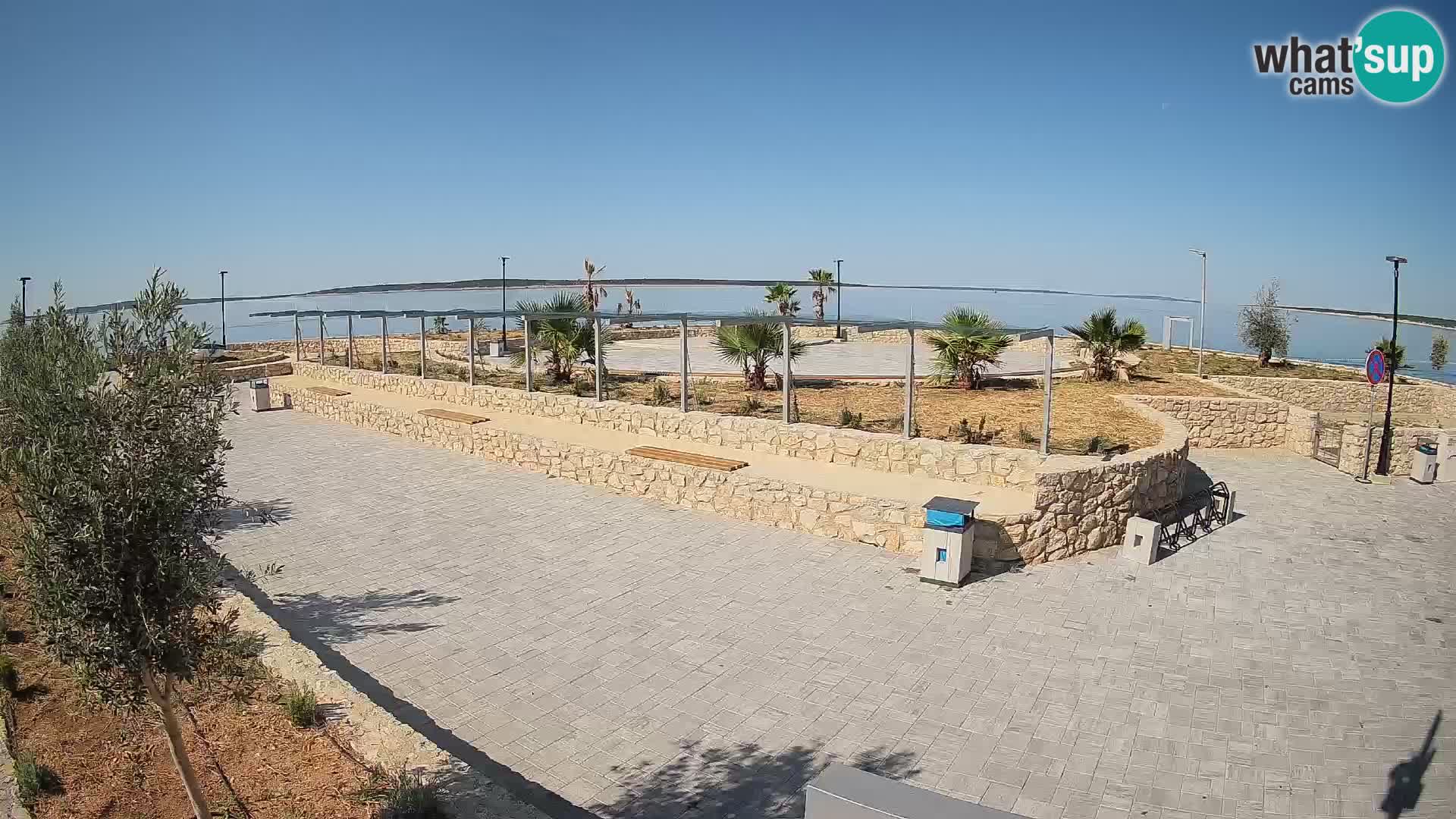 Webcam Mandre – Scène estivale Velika điga | Île de Pag