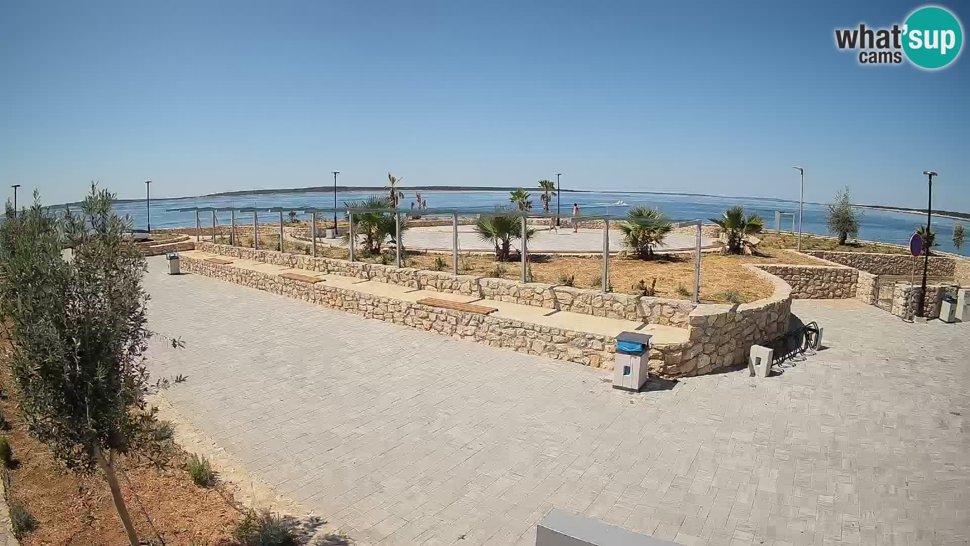 Webcam Mandre – Escenario de verano Velika điga | Isla de Pag