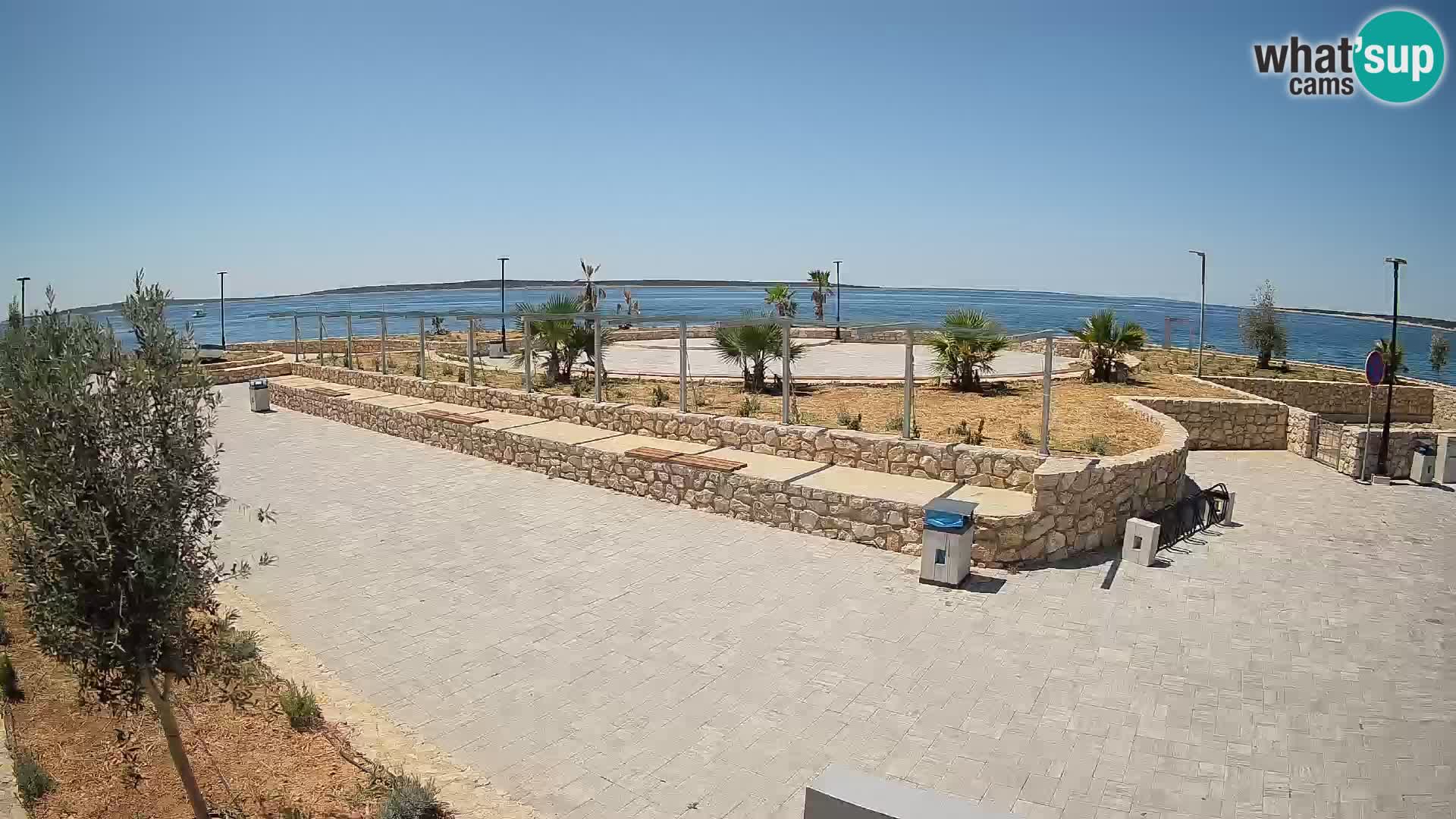 Webcam Mandre – Palco estivo Velika điga | Isola di Pag