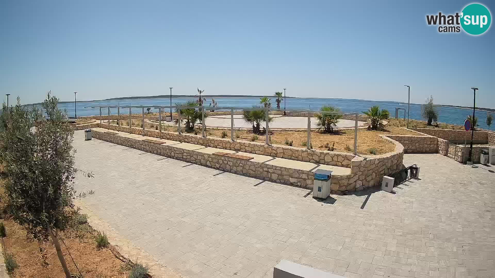 Webcam Mandre – Scène estivale Velika điga | Île de Pag