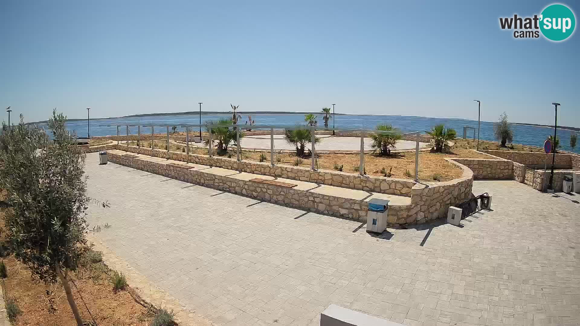 Mandre Summer Stage Webcam – Velika điga | Pag Island