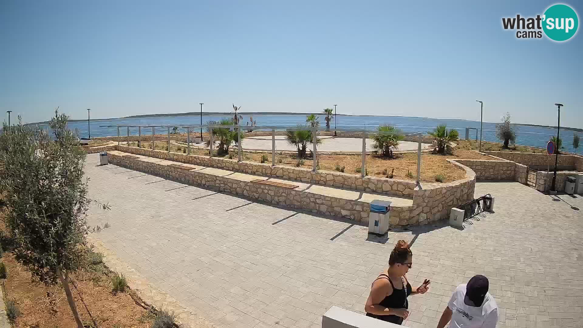 Mandre Summer Stage Webcam – Velika điga | Pag Island