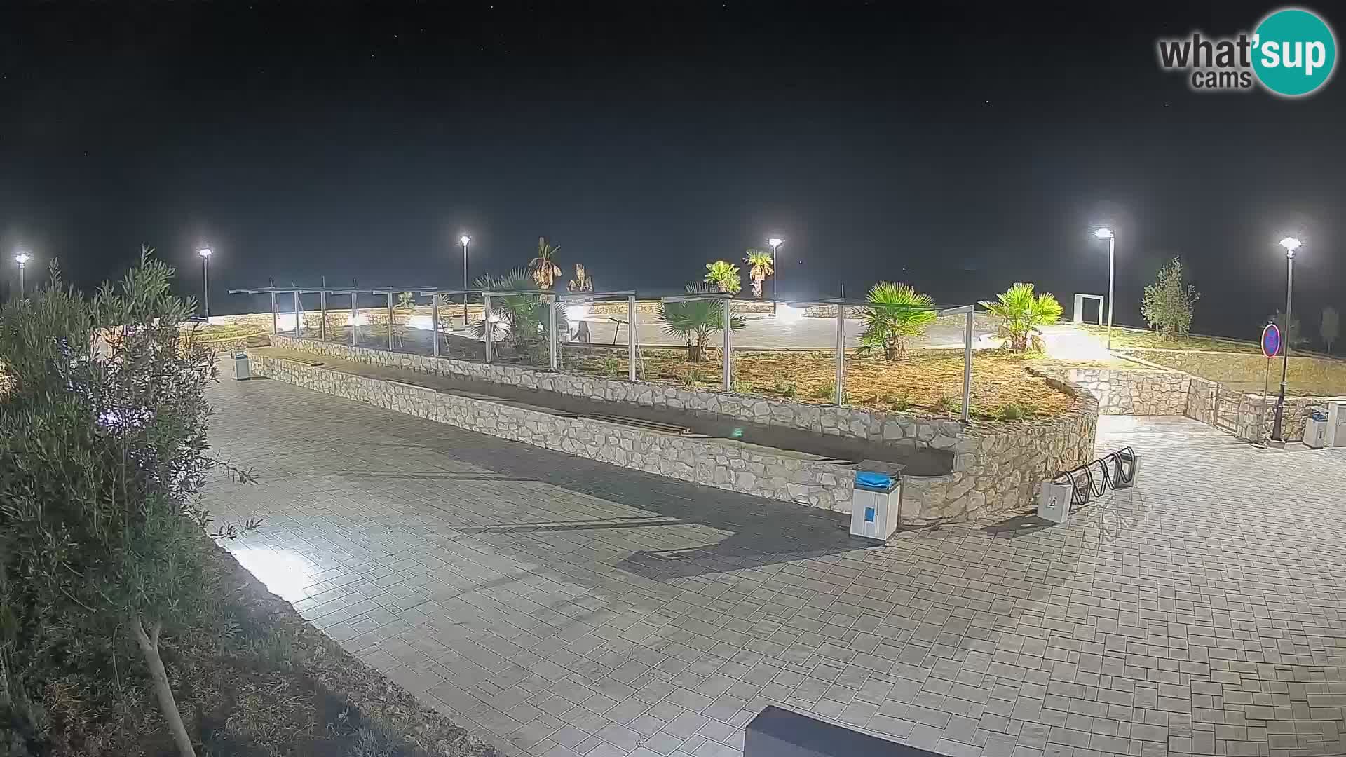 Webcam Mandre – Scène estivale Velika điga | Île de Pag